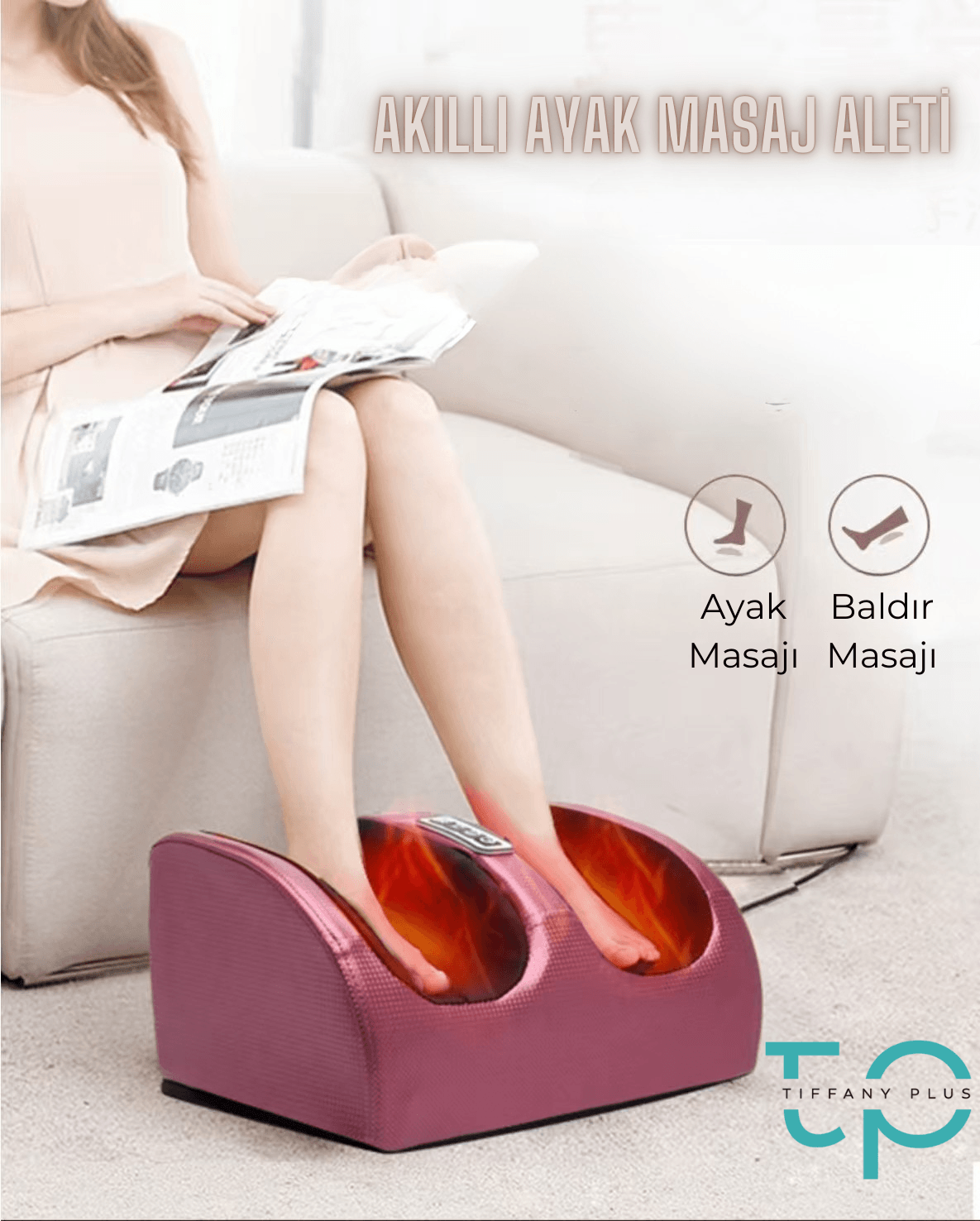 Elektrikli Isıtmalı Ayak Ve Bacak Masaj Aleti Tp-1015