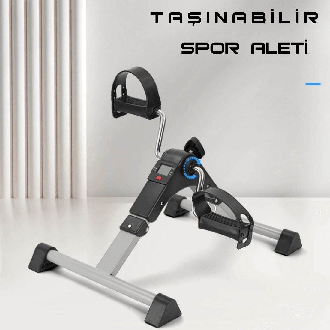 El Ayak Mini Kondisyon Bisikleti- Mini Taşınabilir Spor Aleti- Kondisyon Egzersiz Aleti