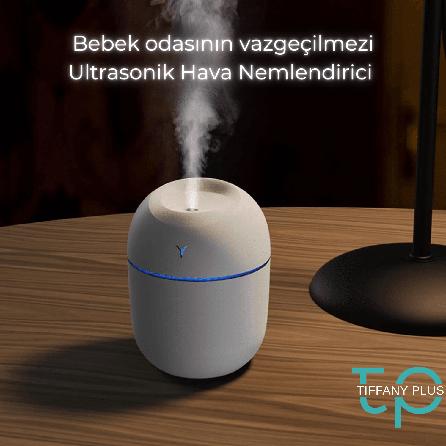 220 mL Hava Nemlendirici Led Işıklı Aroma Difizörü H2O TP-1021