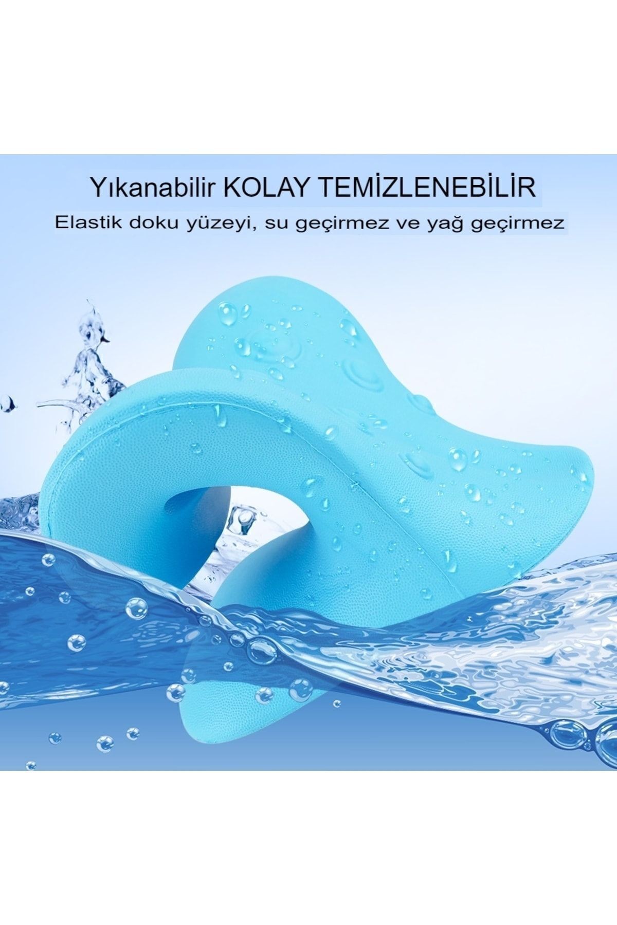 Oval Boyun Düzleşmesi Yastığı Omuz Sedyesi Gevşetici Traksiyon Cihazı Yastık Servikal Düzeltici