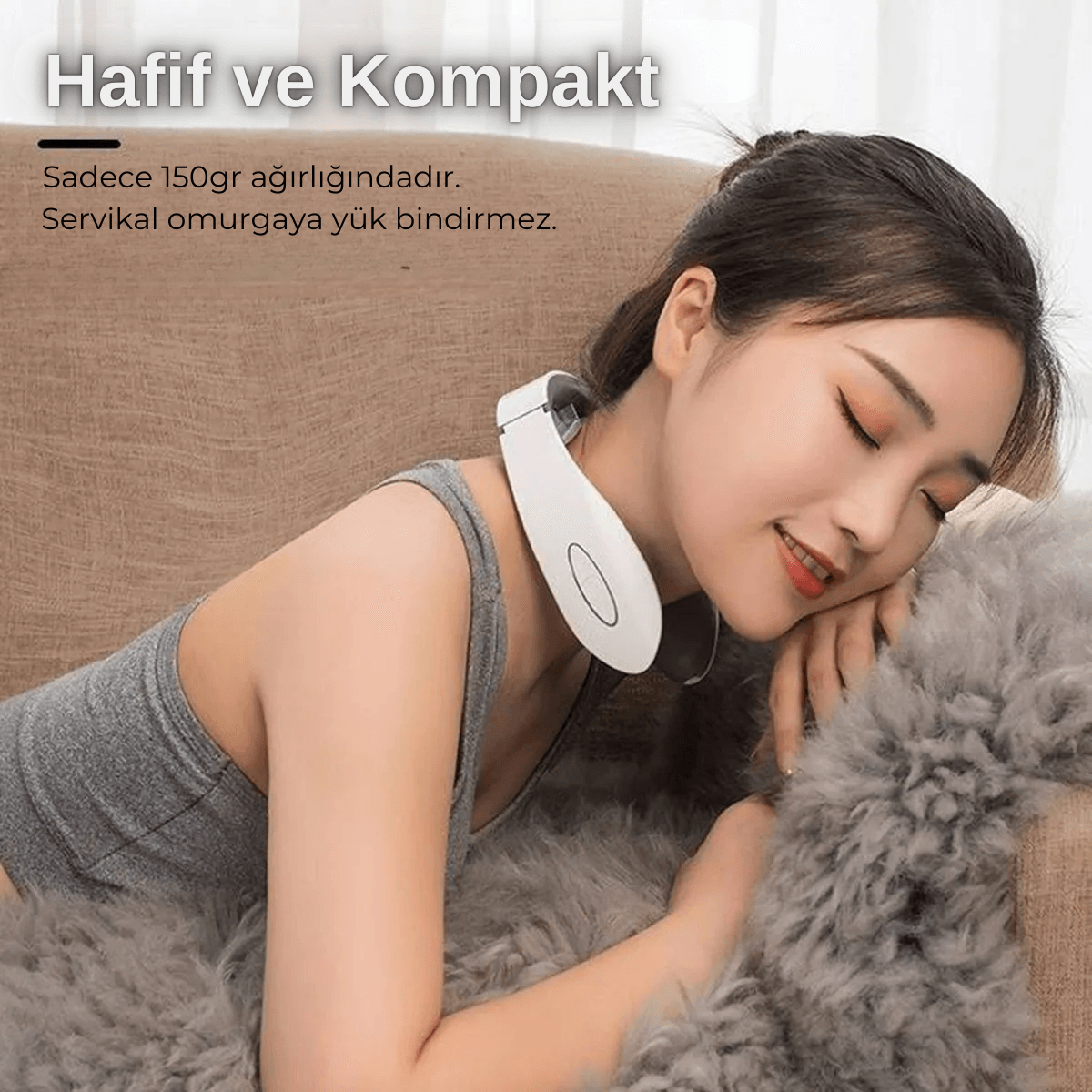 Akıllı Boyun Masaj Aleti Sıcak Kompresli Boyun Masaj Cihazı TP-1026
