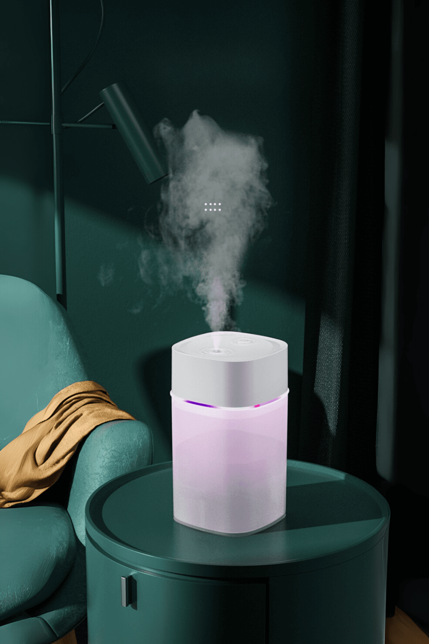 400 ml Ultrasonik Hava Nemlendirici Aroma Difüzörü TP-1037