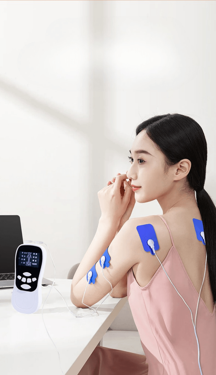 Tens Ems Masaj Cihazı Şarjlı Fizik Tedavi Aleti TP-1017