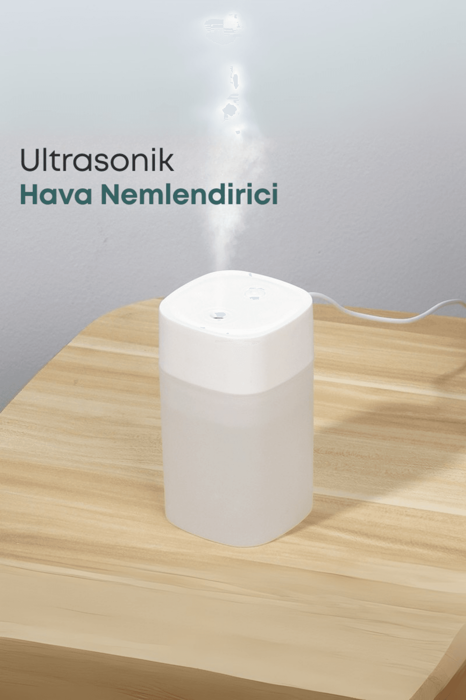 400 ml Ultrasonik Hava Nemlendirici Aroma Difüzörü TP-1037