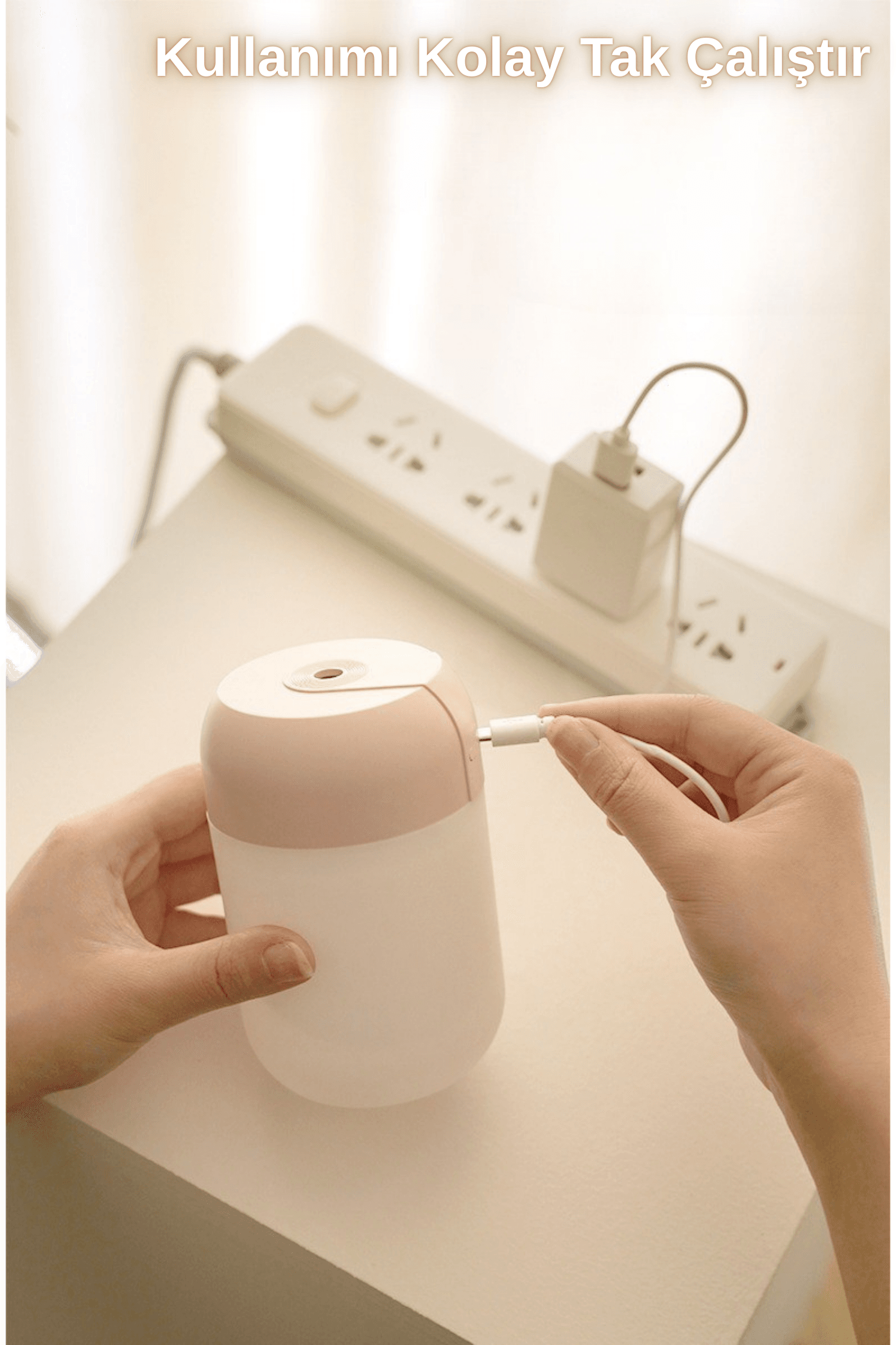 Hava Nemlendirici Usb 330ml Ultrasonik Hava Nemlendirici Aroma Difüzörü H2o Tp-1004