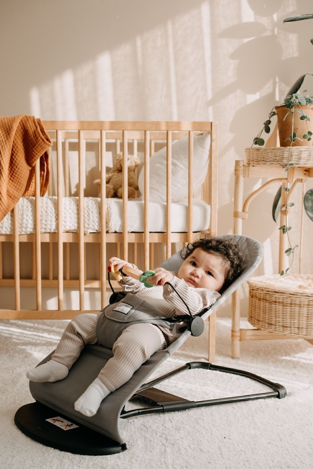Premium Cotton Bebekler Için Üç Kademeli Kolay Taşınabilir Sallanan Ana Kucağı