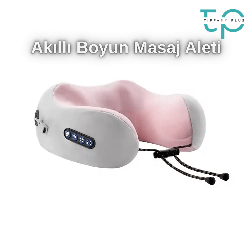 Boyun Masaj Yastığı U Şeklinde Şarjlı Boyun Masaj Aleti Hijyenik Kumaş TP-1029
