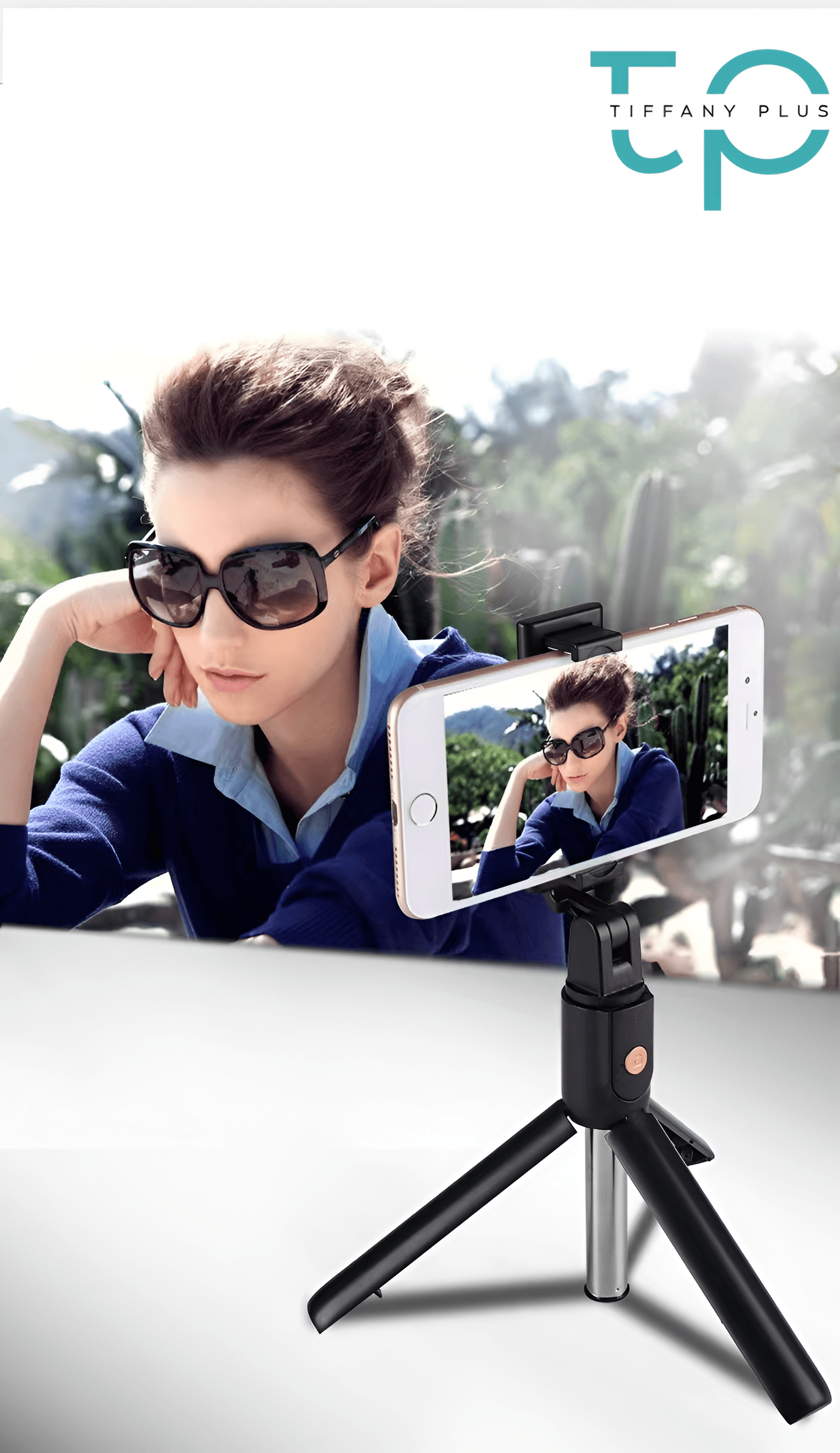 Selfie Çubuğu Tripod Siyah Sabit Bluetoothlu Tp-1020