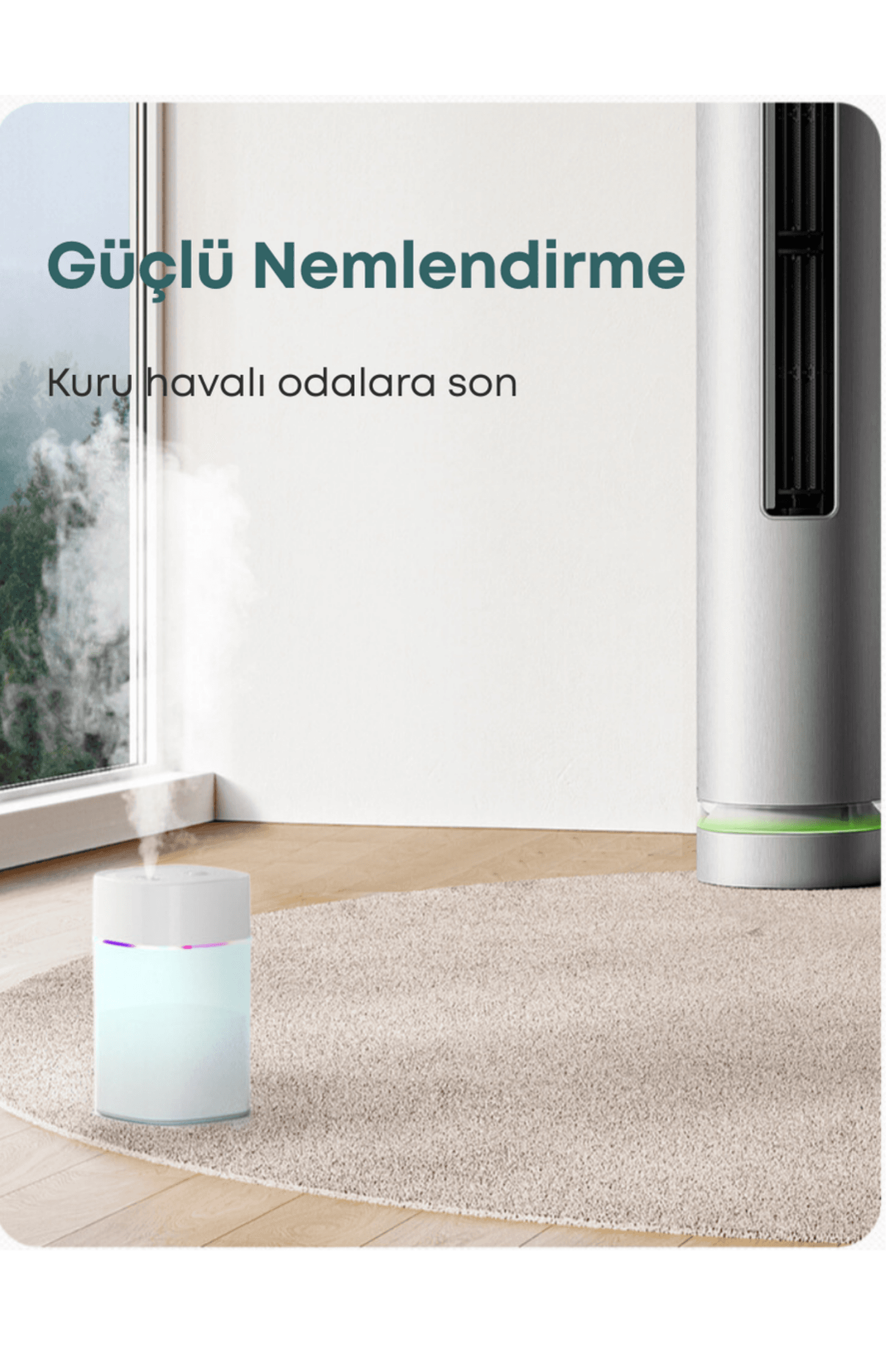 400 ml Ultrasonik Hava Nemlendirici Aroma Difüzörü TP-1037