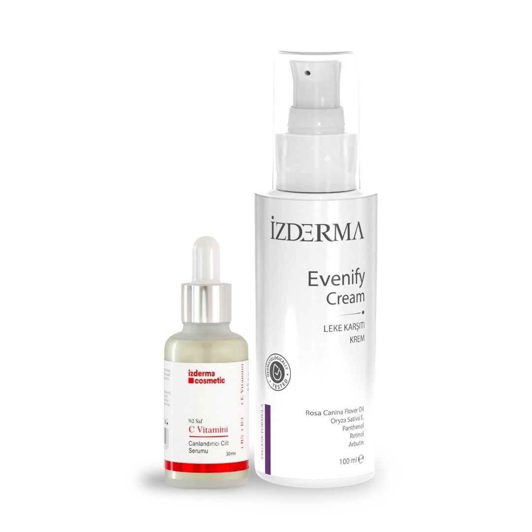 Leke Karşıtı Krem ve C Vitamini Serum Seti