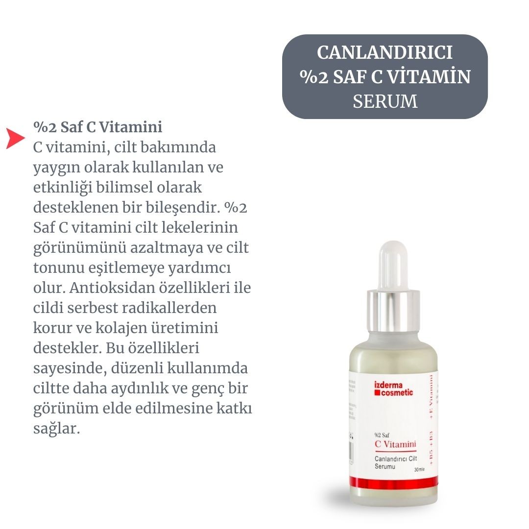 Leke Karşıtı Krem ve C Vitamini Serum Seti