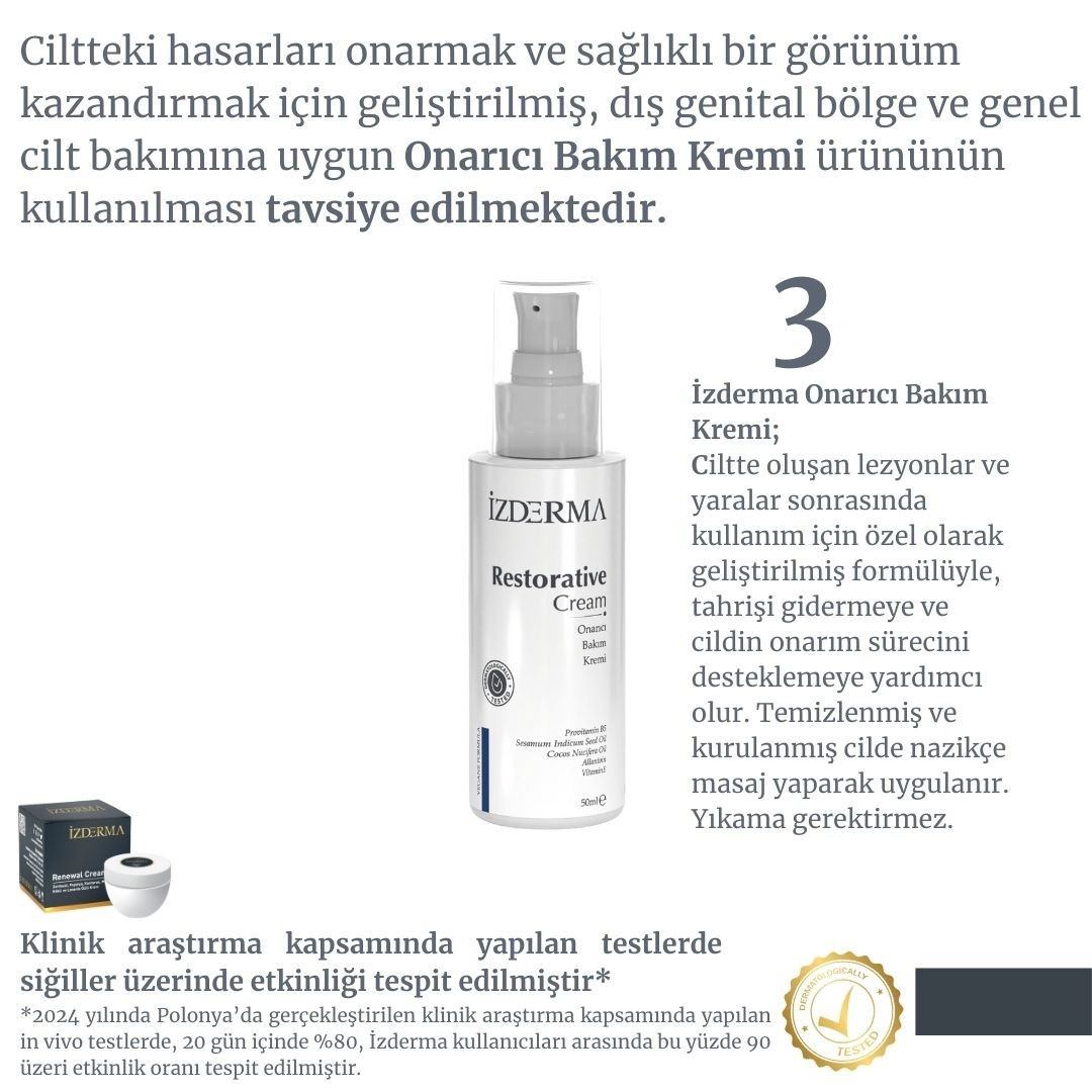 Renewal & 4M Capsule AHCC & İntim Seri & Onarıcı Bakım Kremi 5'li Set