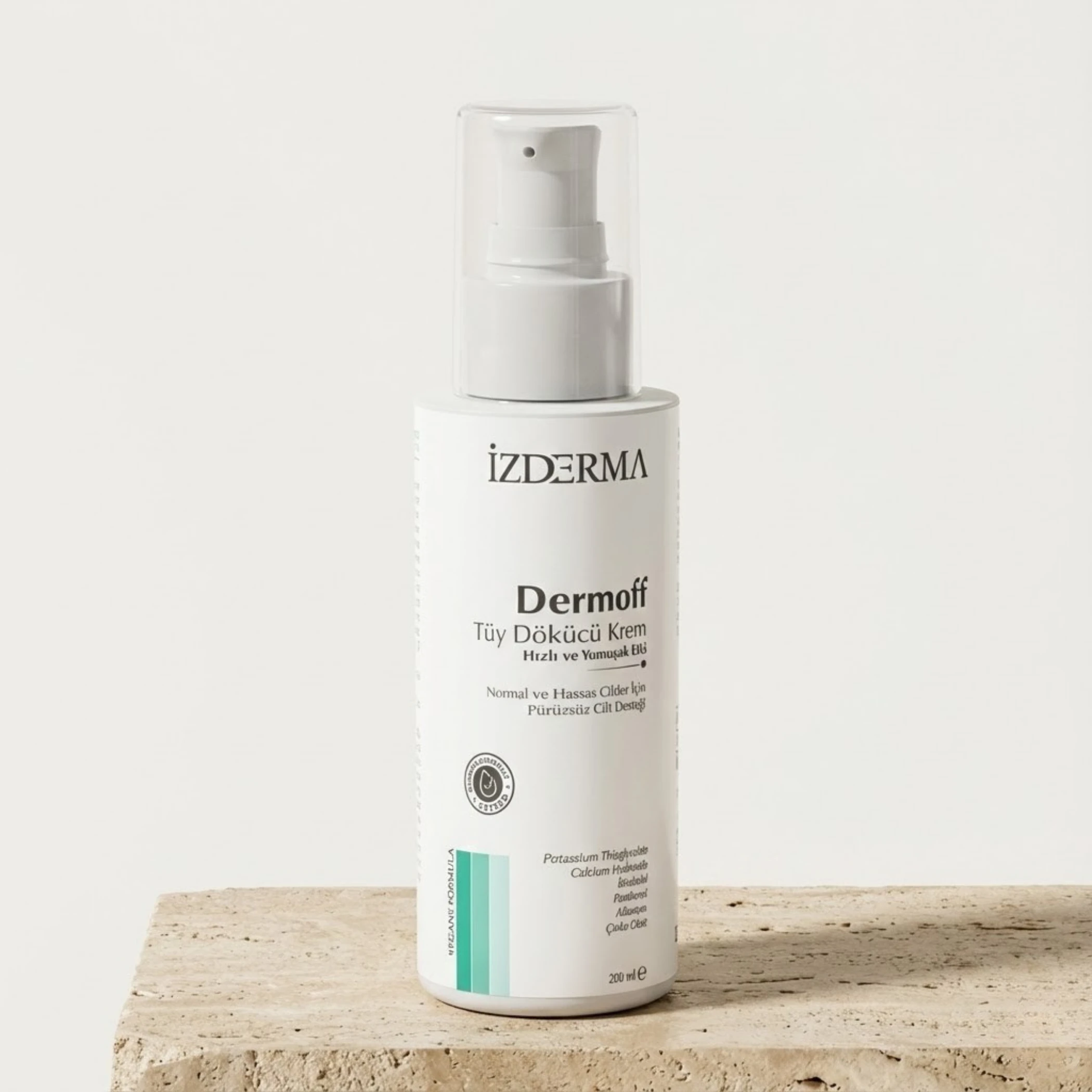 İzderma Dermoff Tüy Dökücü Krem 200 ML 