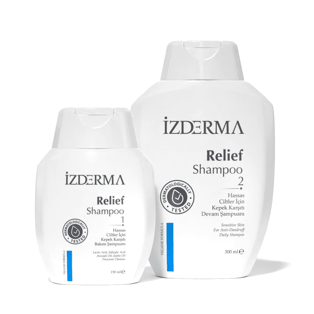 Relief 1 & 2 Shampoo  - Egzama Kaynaklı Kepek Karşıtı Şampuan 2'li Set