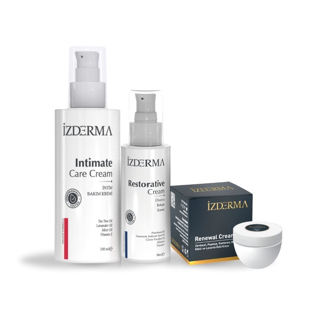 Renewal Cream & İntim Bakım Kremi & Onarıcı Bakım Kremi 3'lü Set