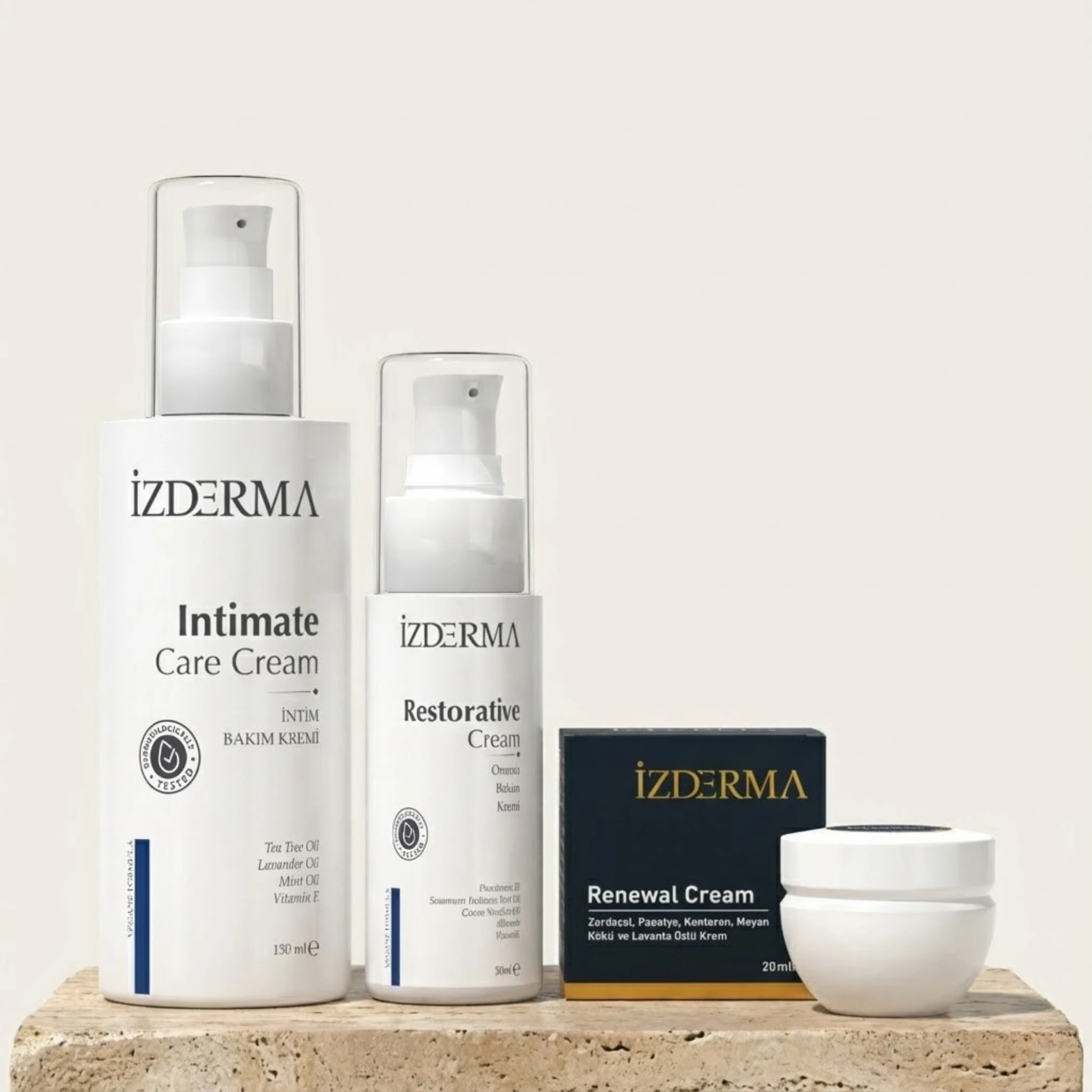 Renewal Cream & İntim Bakım Kremi & Onarıcı Bakım Kremi 3'lü Set