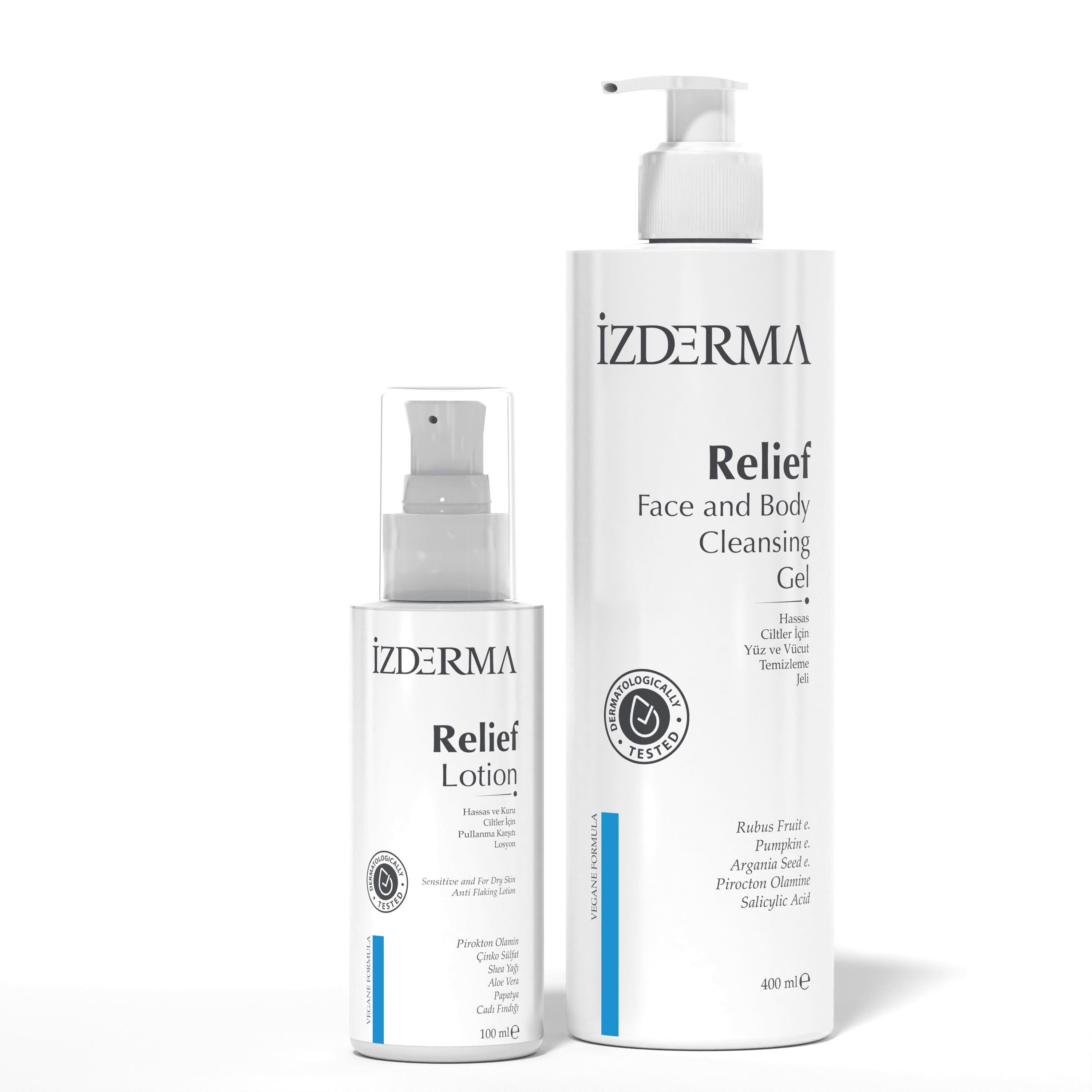 Relief Lotion & Yüz ve Vücut Temizleme Jeli - 2'li Set