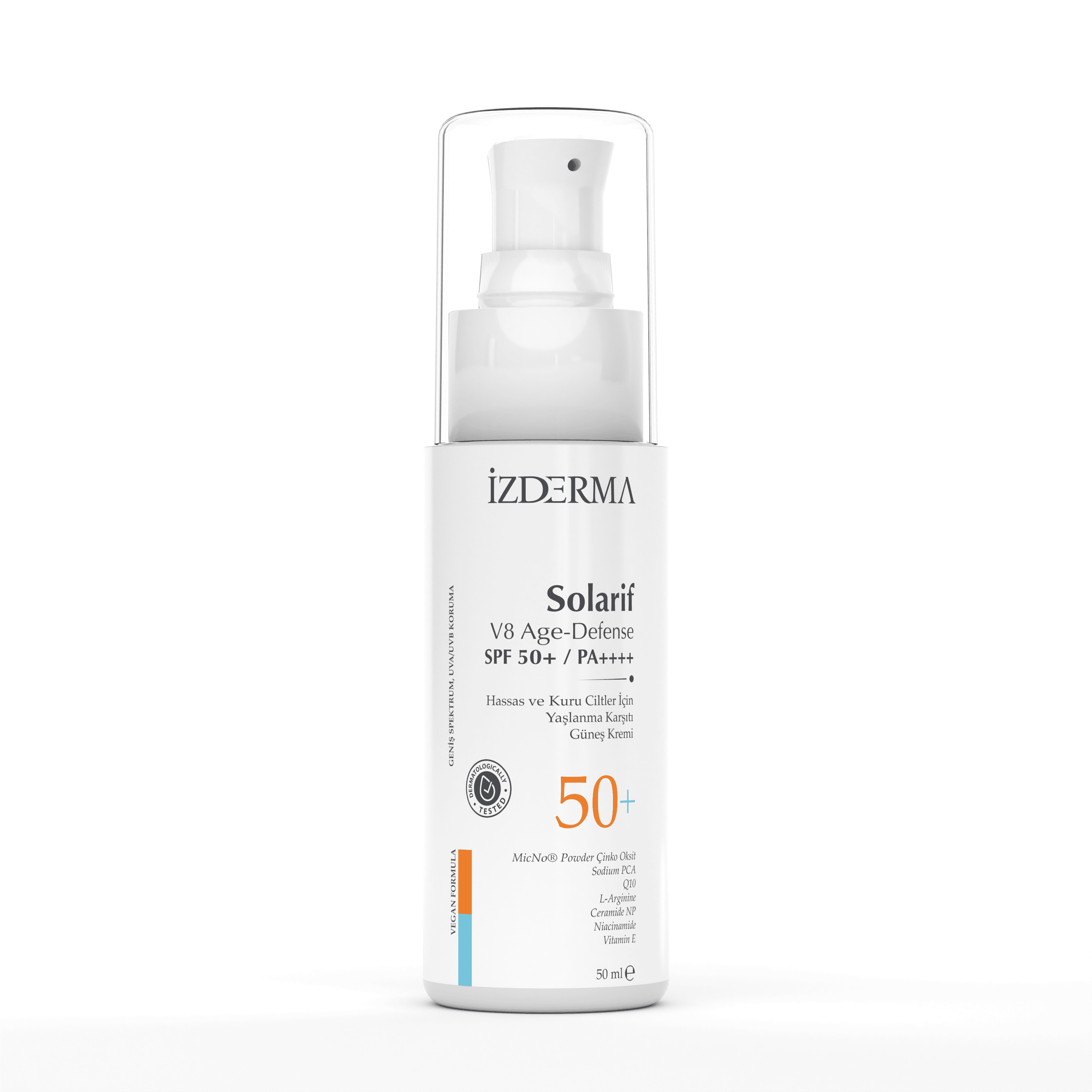Solarif V8 Age-Defense Yaşlanma Karşıtı Güneş Kremi 50 ML 50 SPF