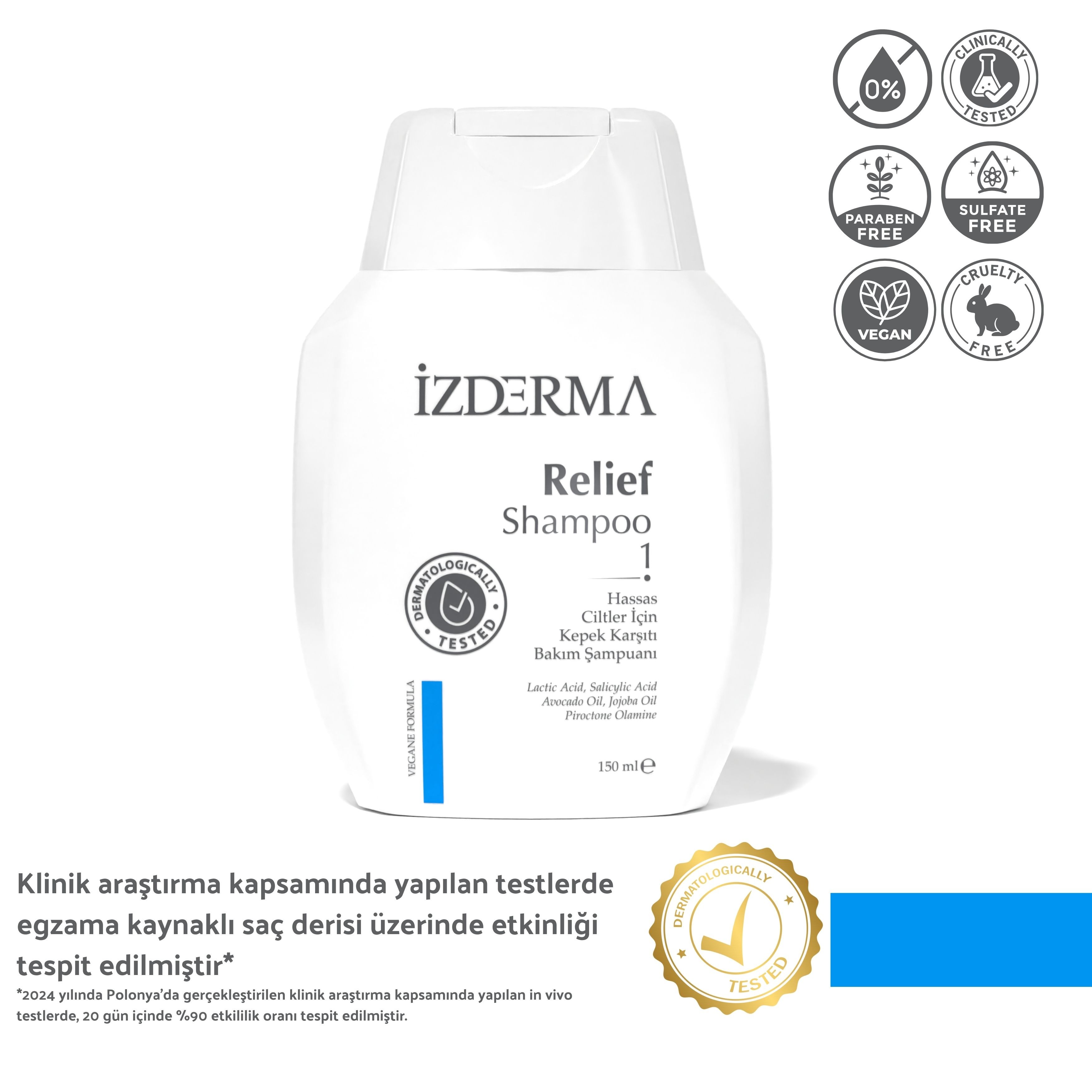 Relief-1 Shampoo Egzama Kaynaklı Kepek Karşıtı Bakım Şampuanı