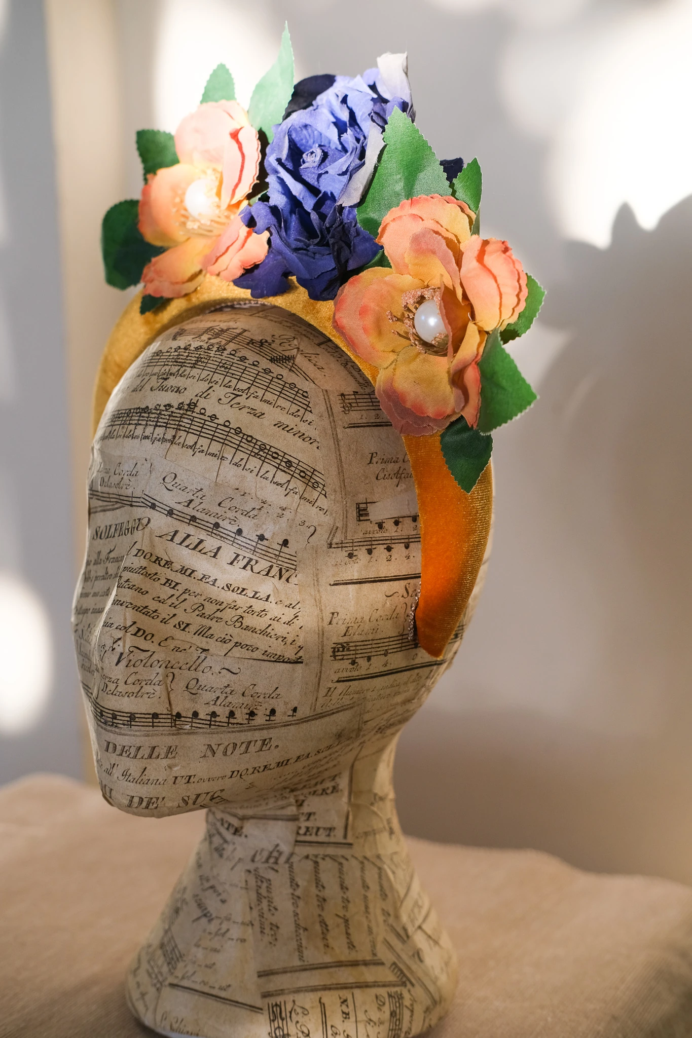 Turuncu Çiçekli Taç, Festival Tacı, Nişan Tacı, Lohusa Tacı