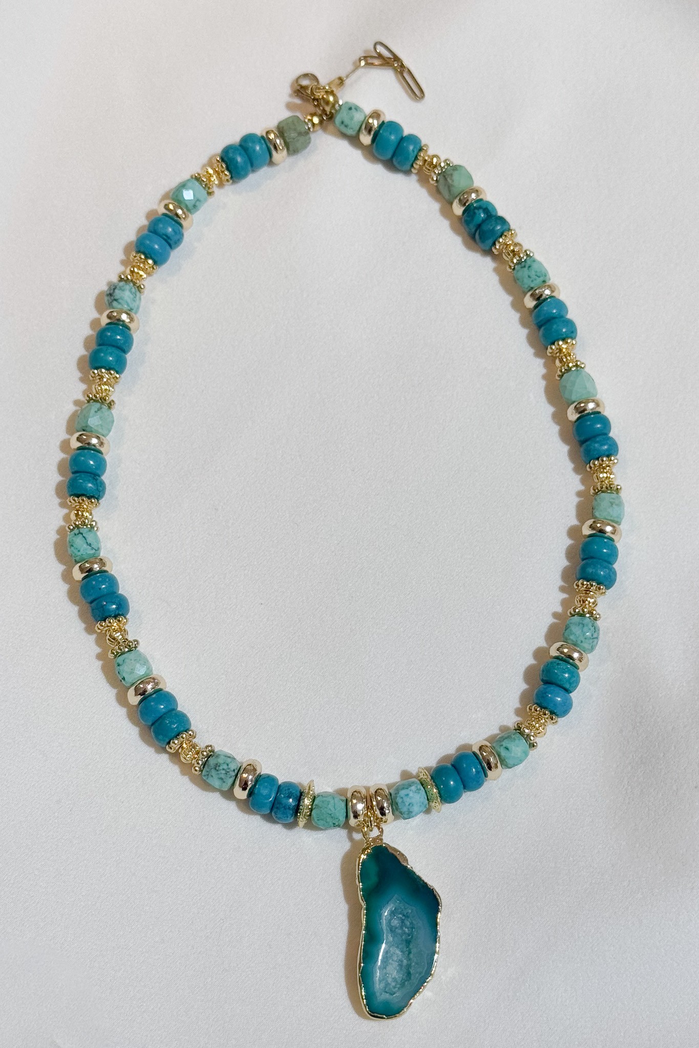"Turquoise Glow" Kolye
