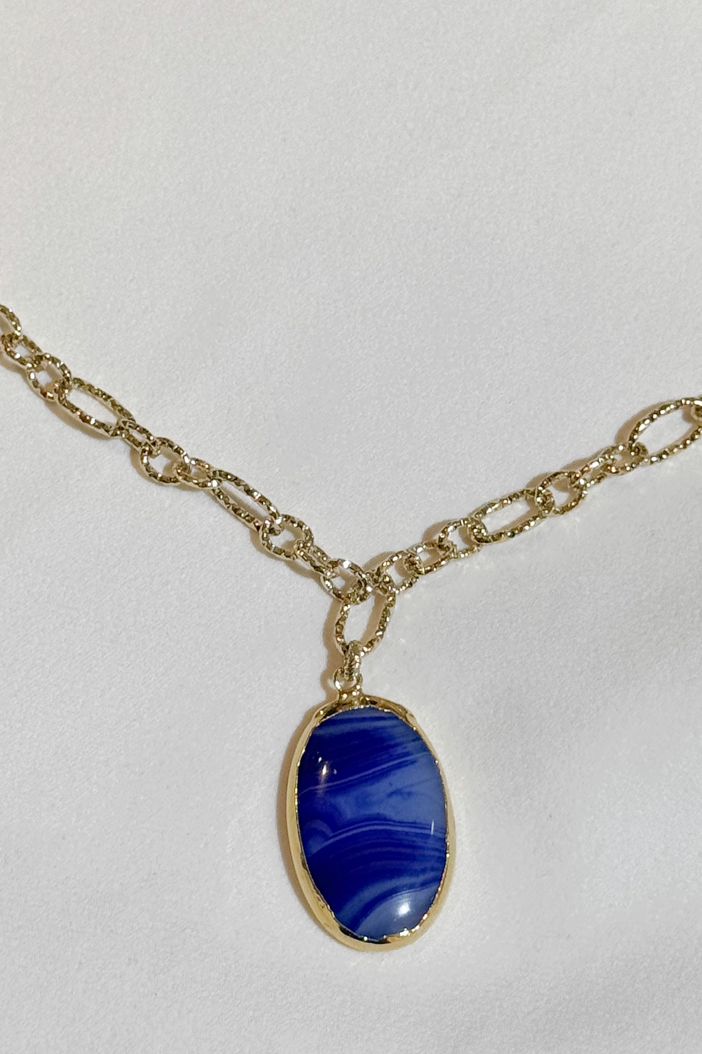 "Indigo Flame" Kolye