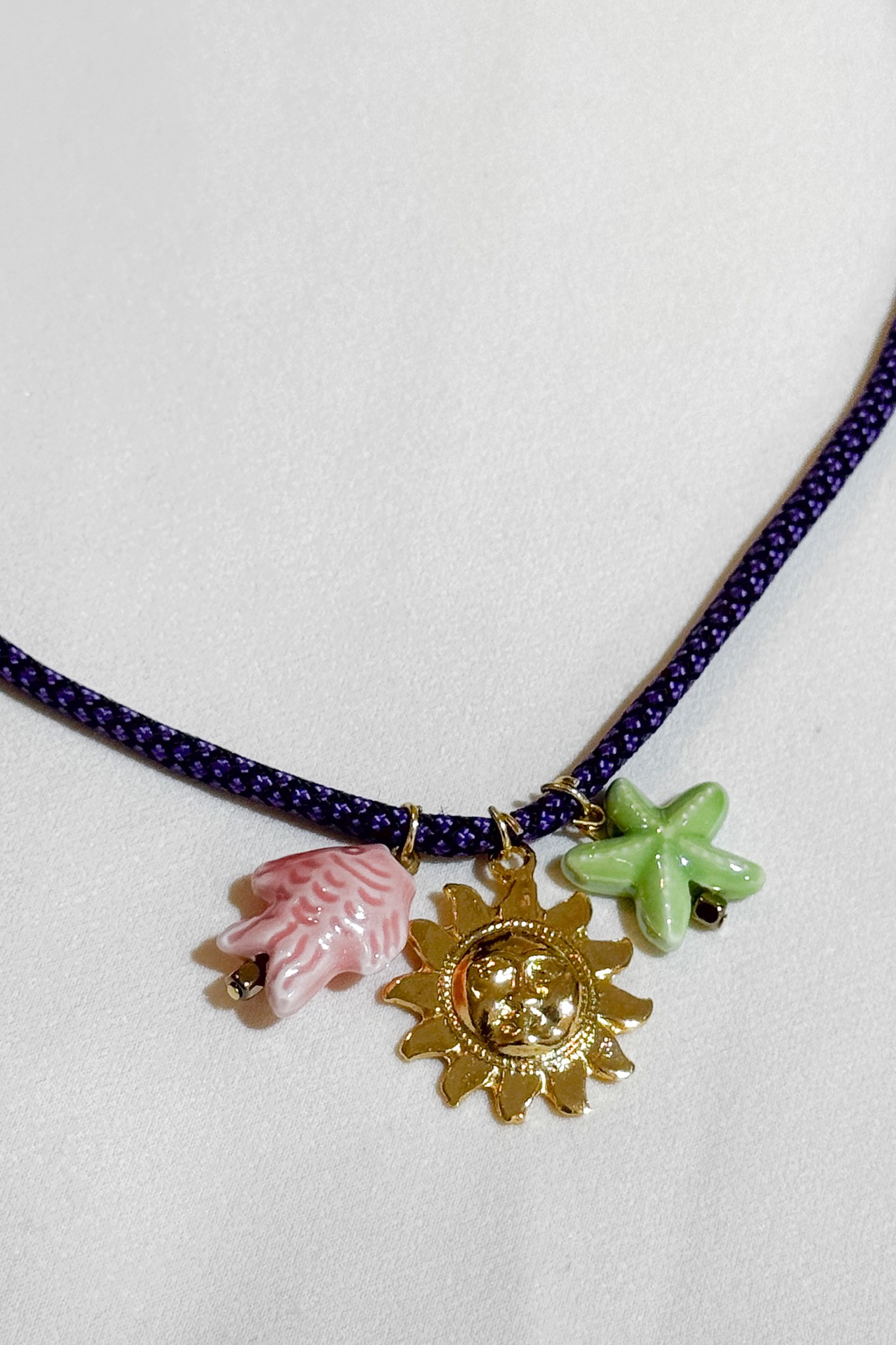 "Sun-Kissed Charms" Kolye