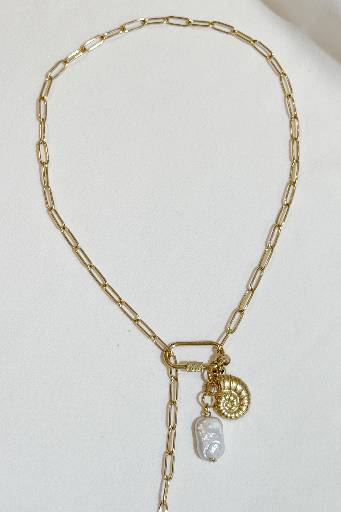 "Pearl Loop" Kolye