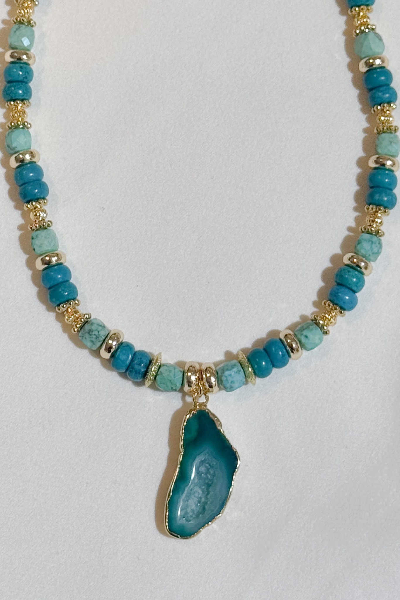 "Turquoise Glow" Kolye