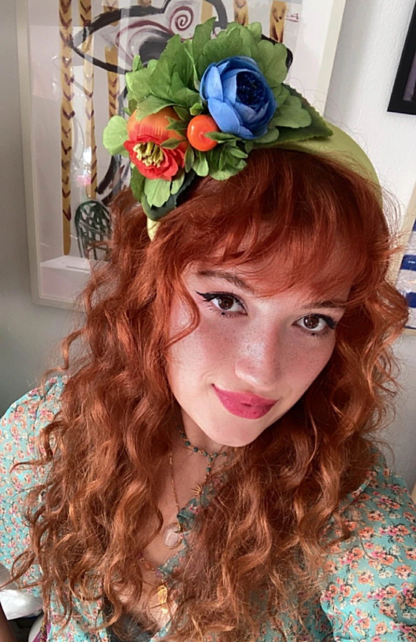 Pembe Çiçekli Taç, Festival Tacı, Nişan Tacı, Lohusa Tacı