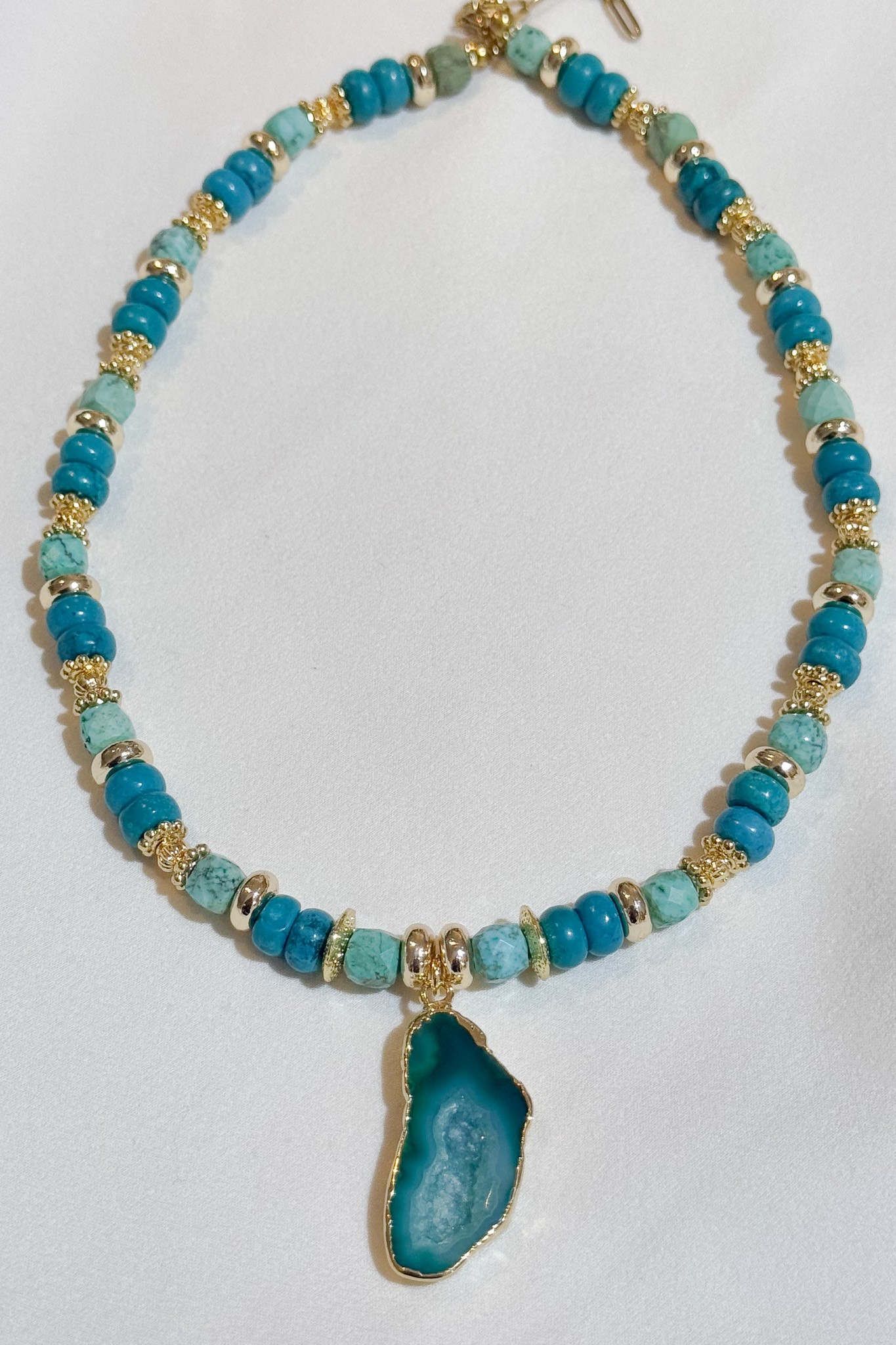 "Turquoise Glow" Kolye