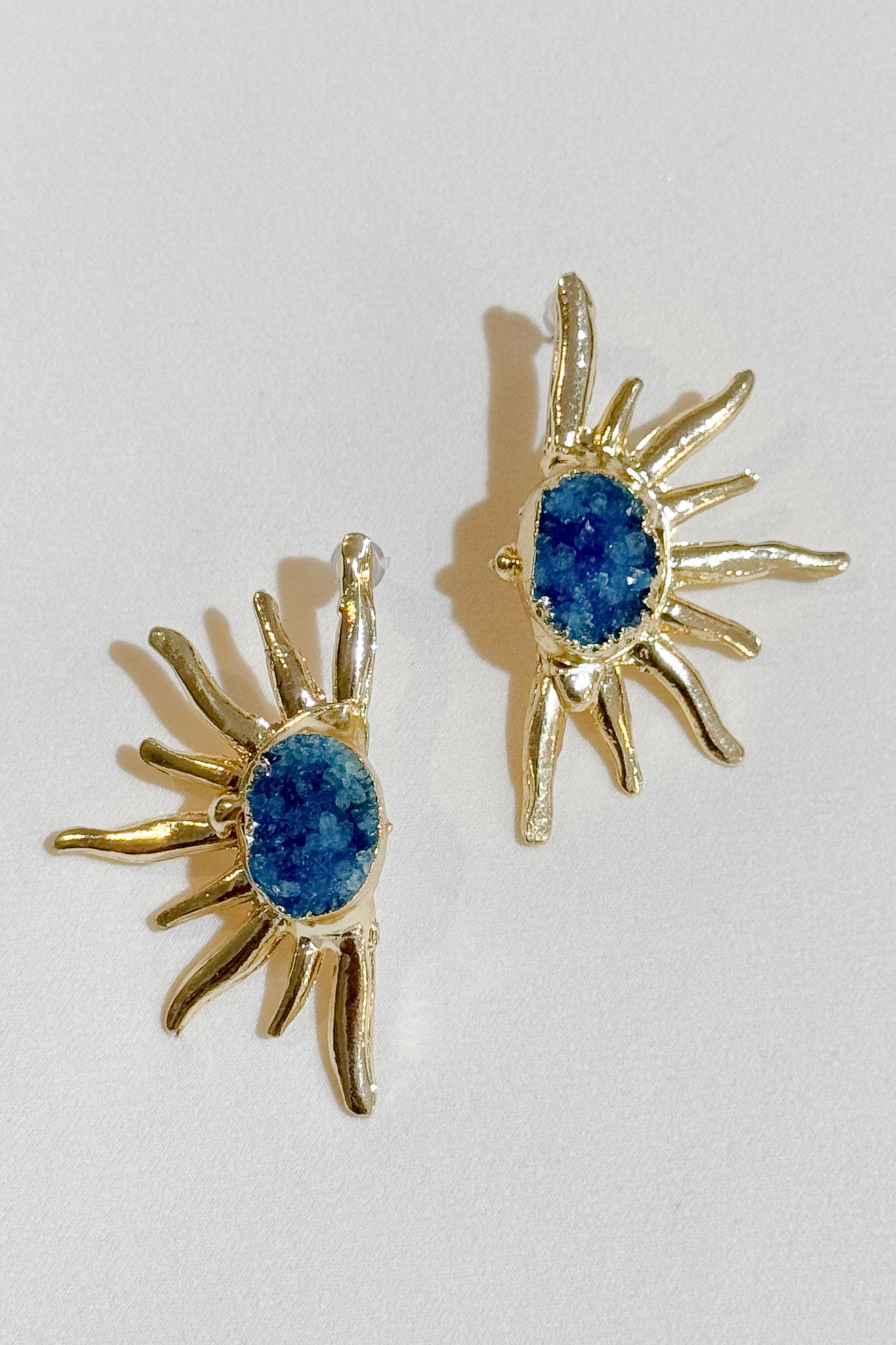 "Blue Inferna" Küpe