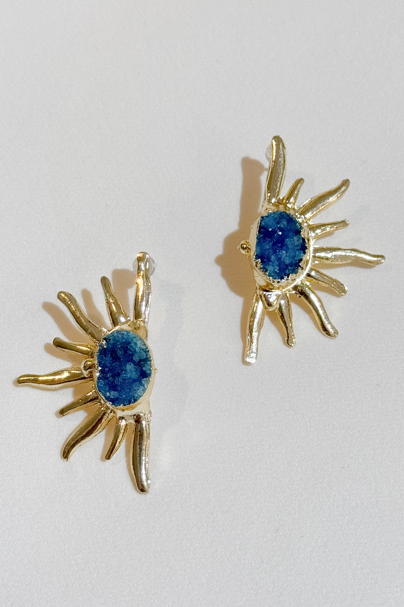 "Blue Inferna" Küpe