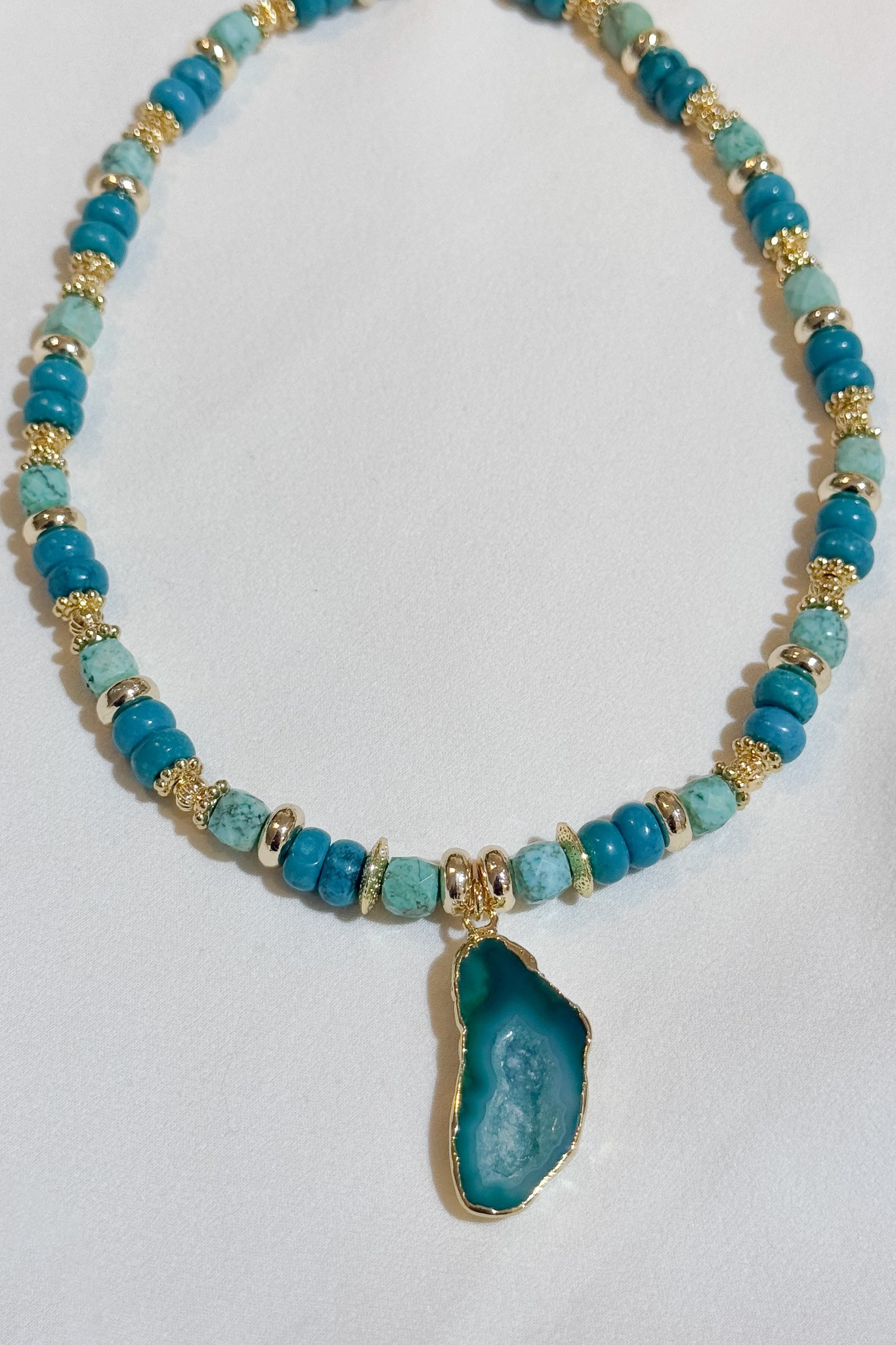 "Turquoise Glow" Kolye