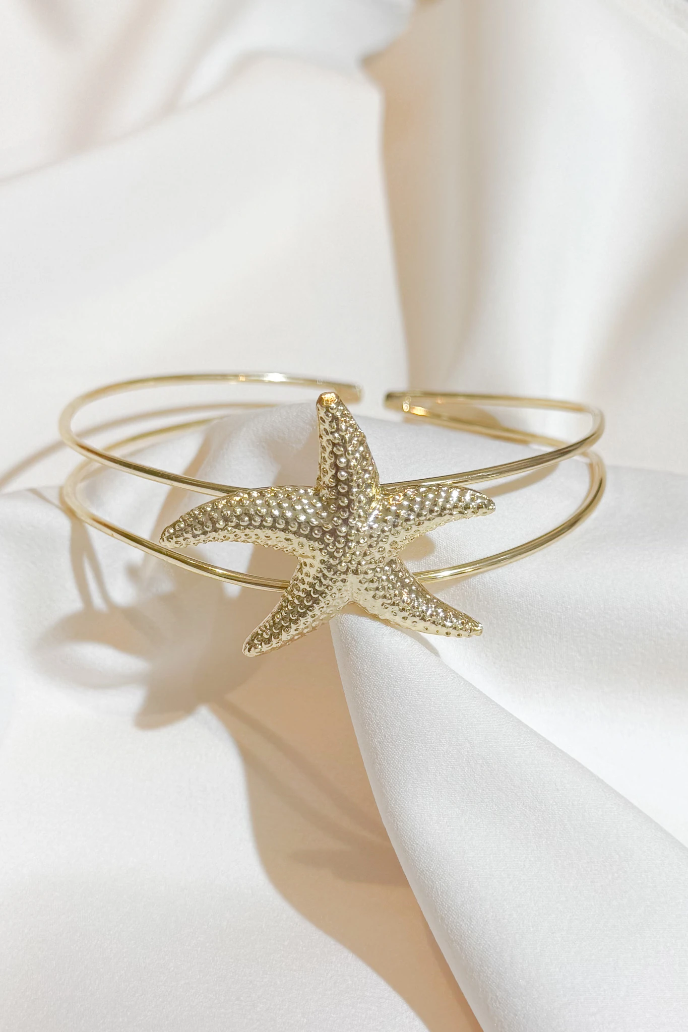 Altın Kaplama Yıldızlı Pazı Bileklik