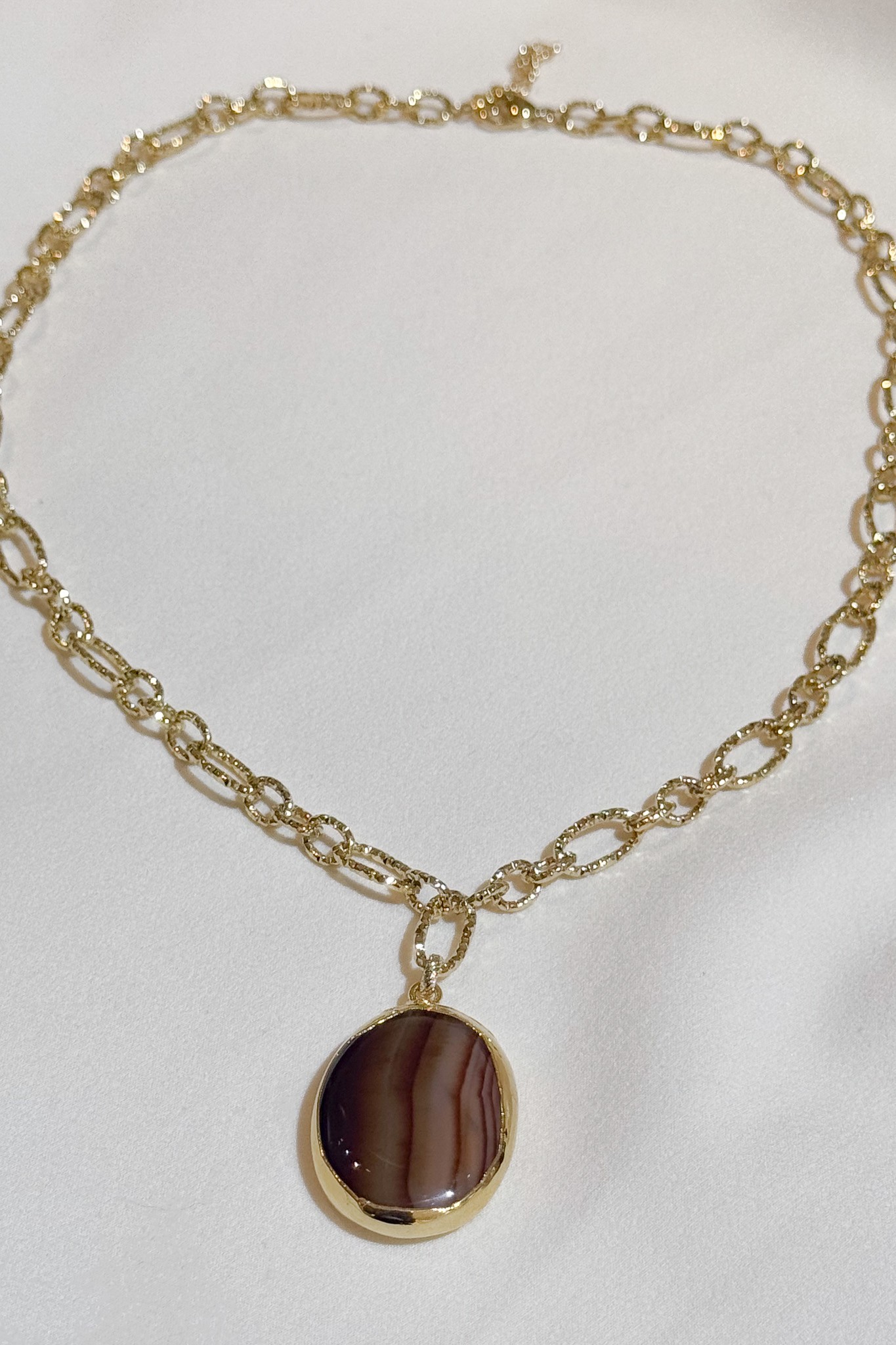 "Golden Ember" Kolye