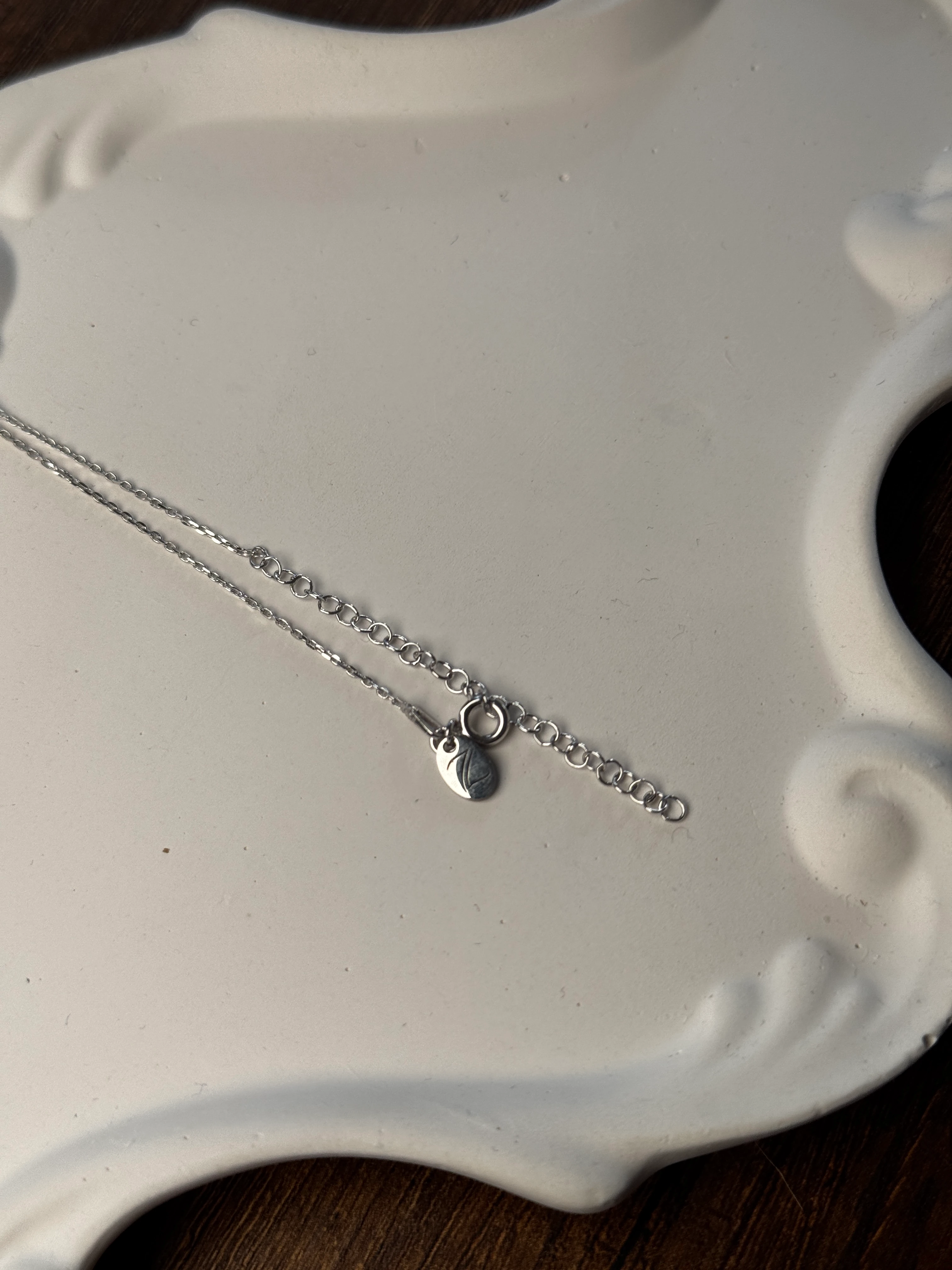 Deniz Kızı Kolye - Pembe Turmalin SON 1 ADET GÜMÜŞ