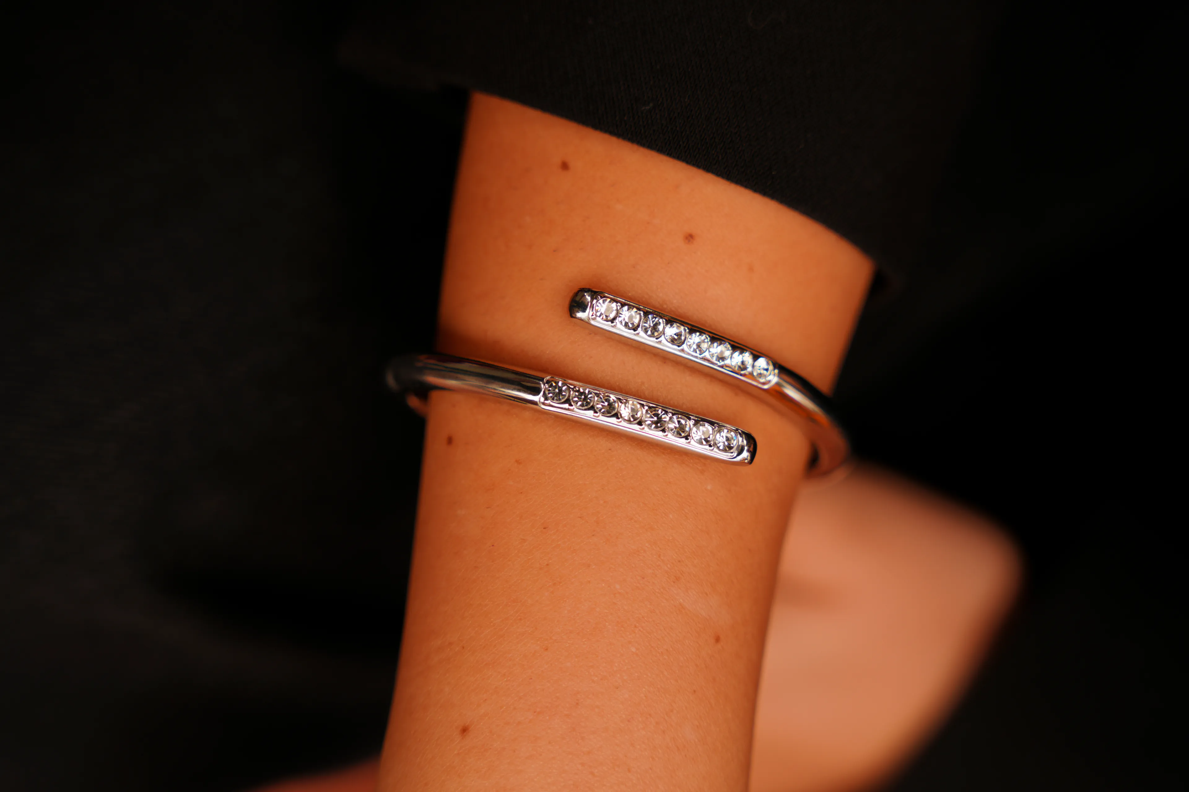 Silver Duo Lumina Bangle