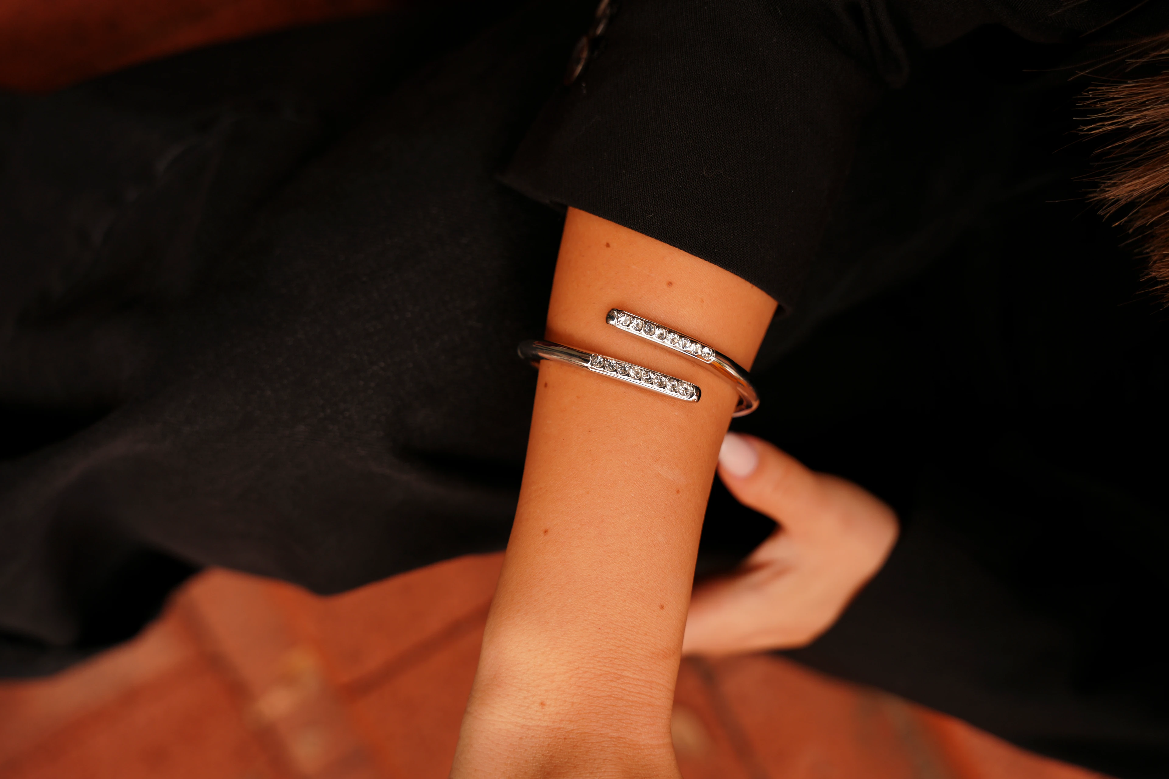 Silver Duo Lumina Bangle