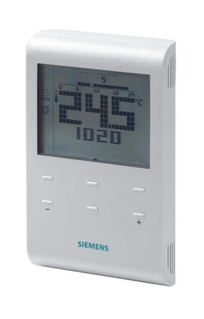 Siemens RDE100.1RF Dijital Programlı Kablosuz Oda Termostatı