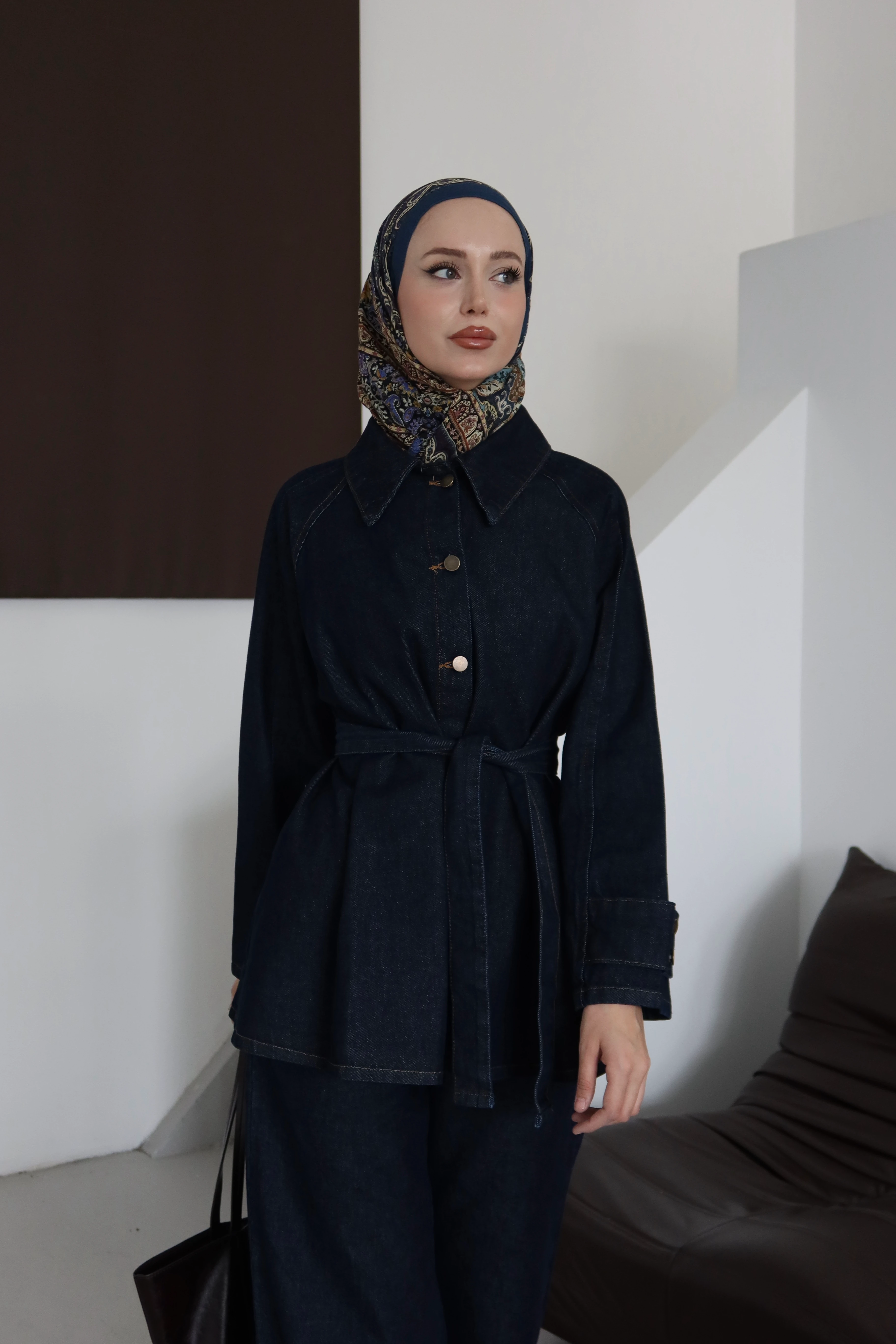 Kol Detaylı Tesettür Takım