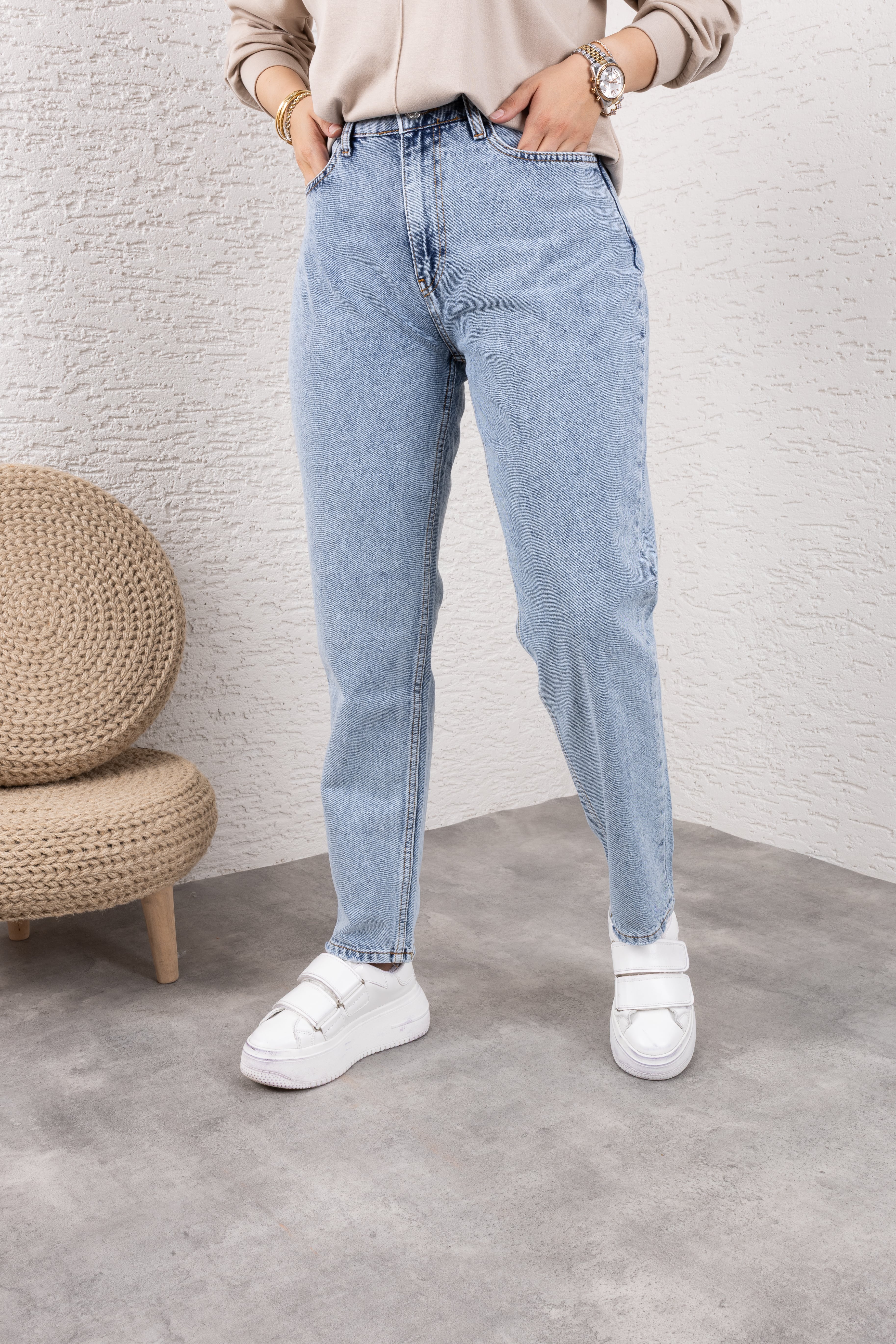 Tesettür Dar Paça Kot Pantolon