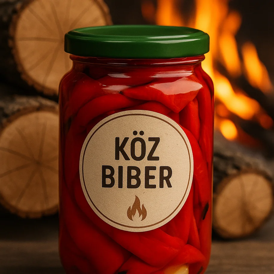 Ege Mahsülleri Doğal Közlenmiş Kapya Biber (720 cc)