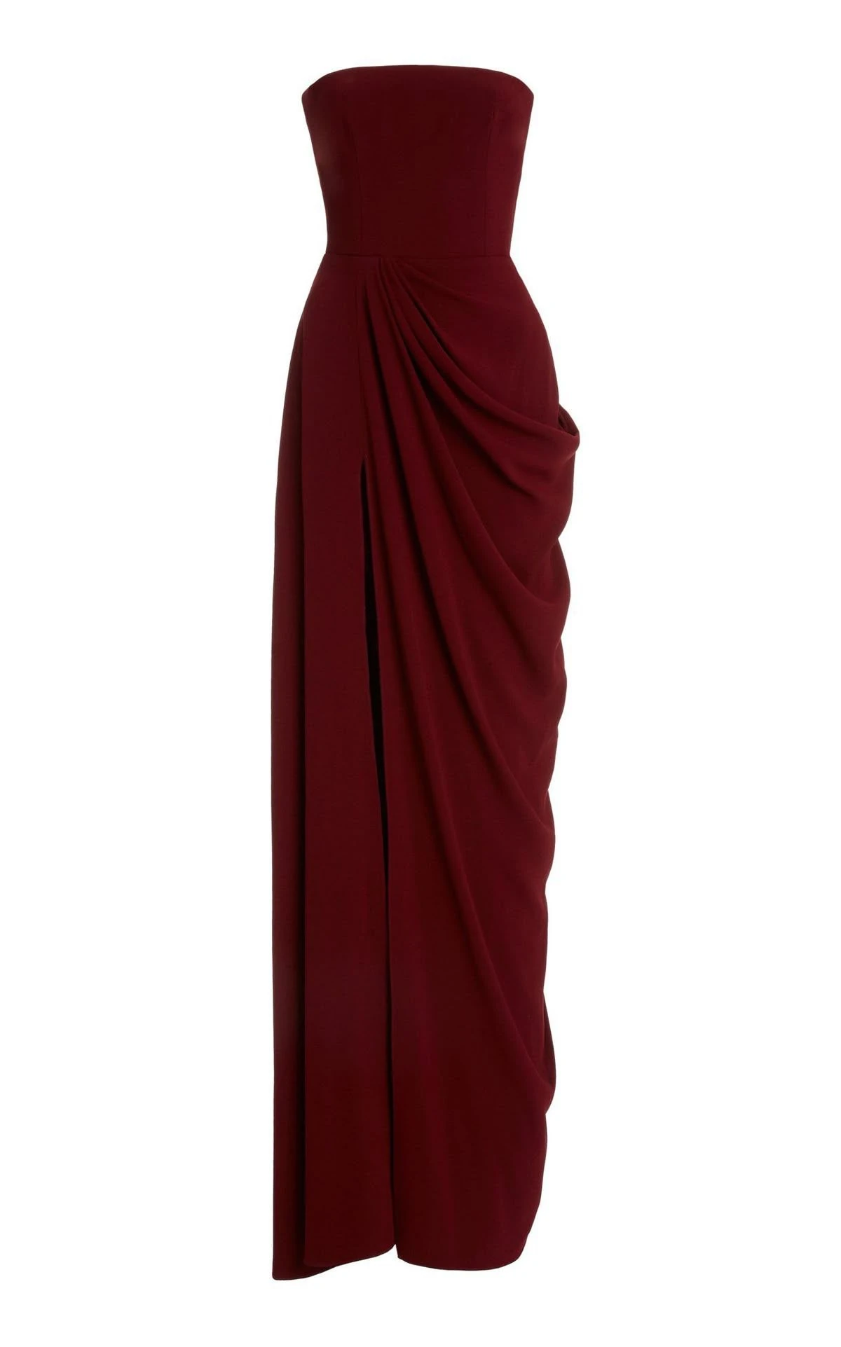 Monica Burgundy Dress