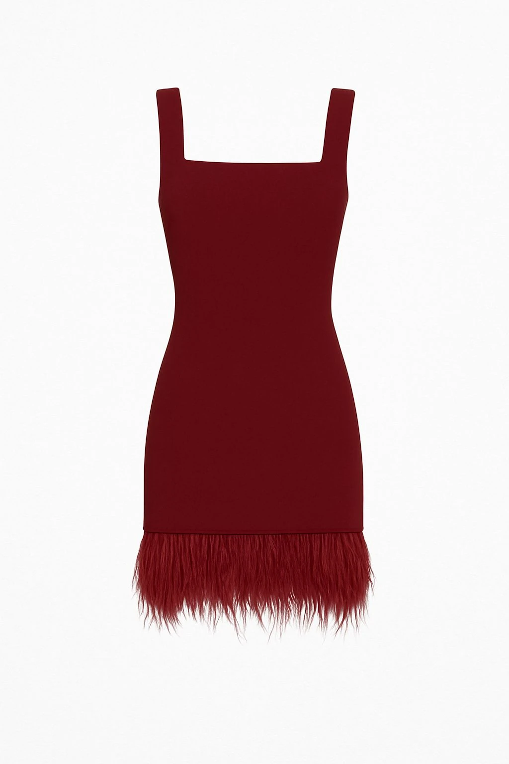 Amara Burgundy Dress
