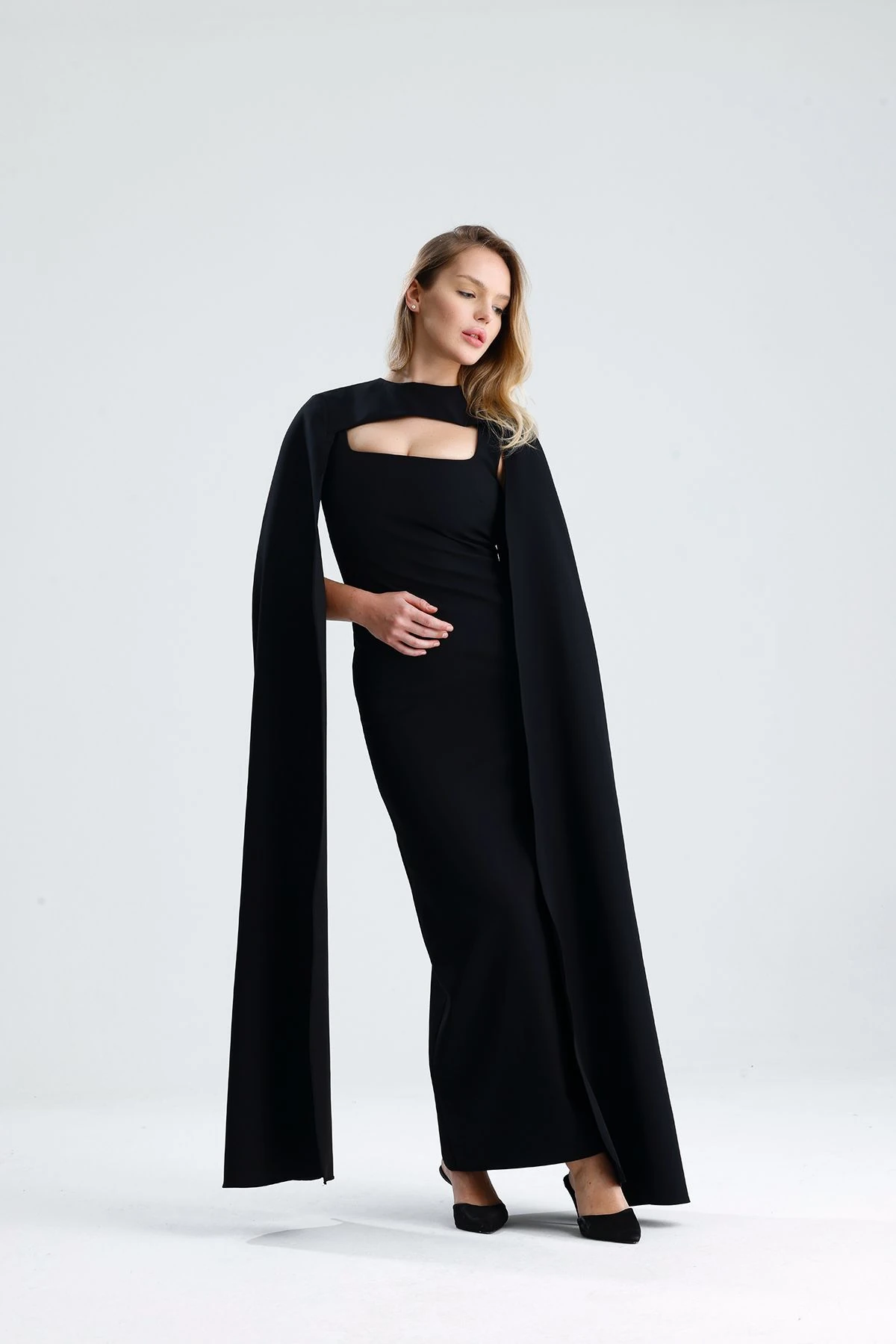 Cloak Black Dress