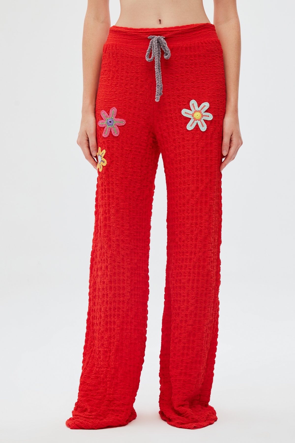 Bloom Beach Pantolon - Kırmızı
