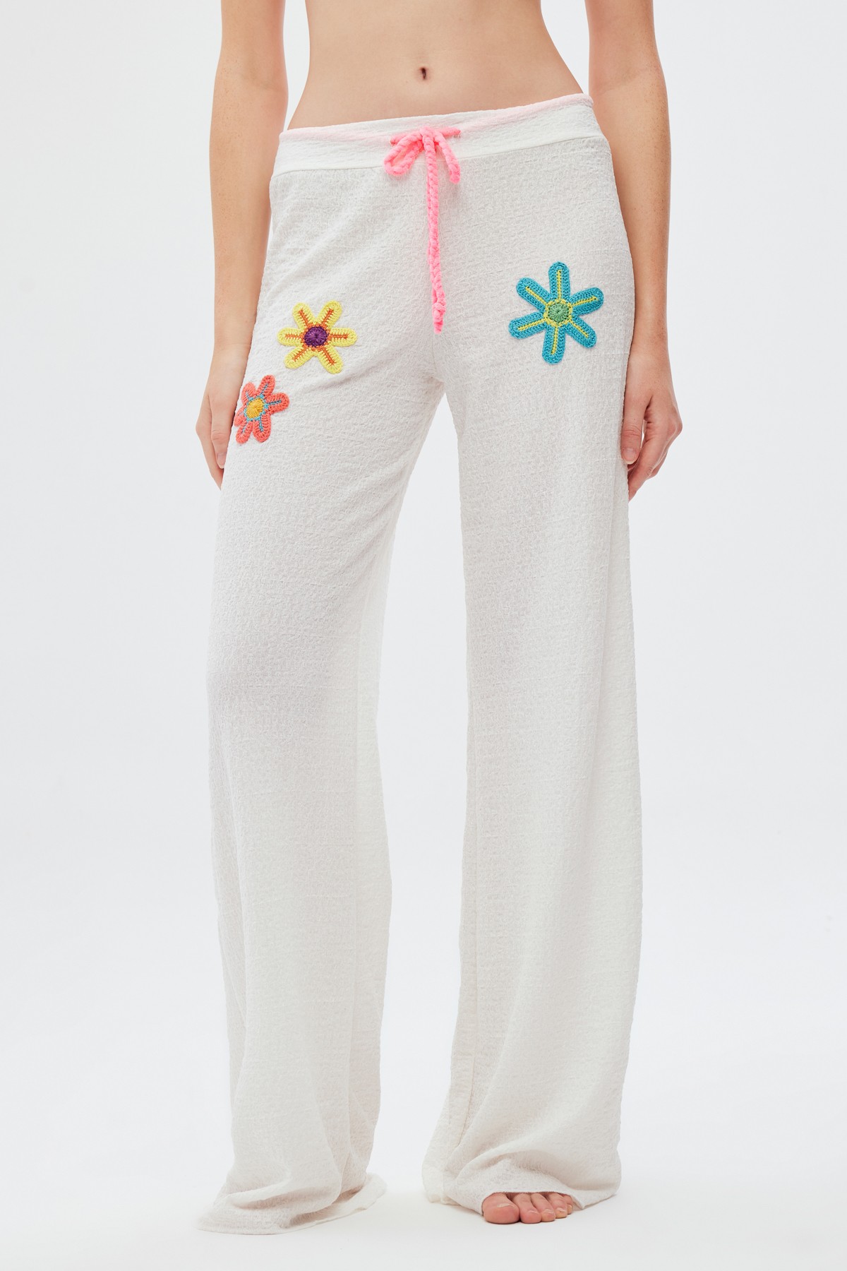 Bloom Beach Pantolon - Beyaz