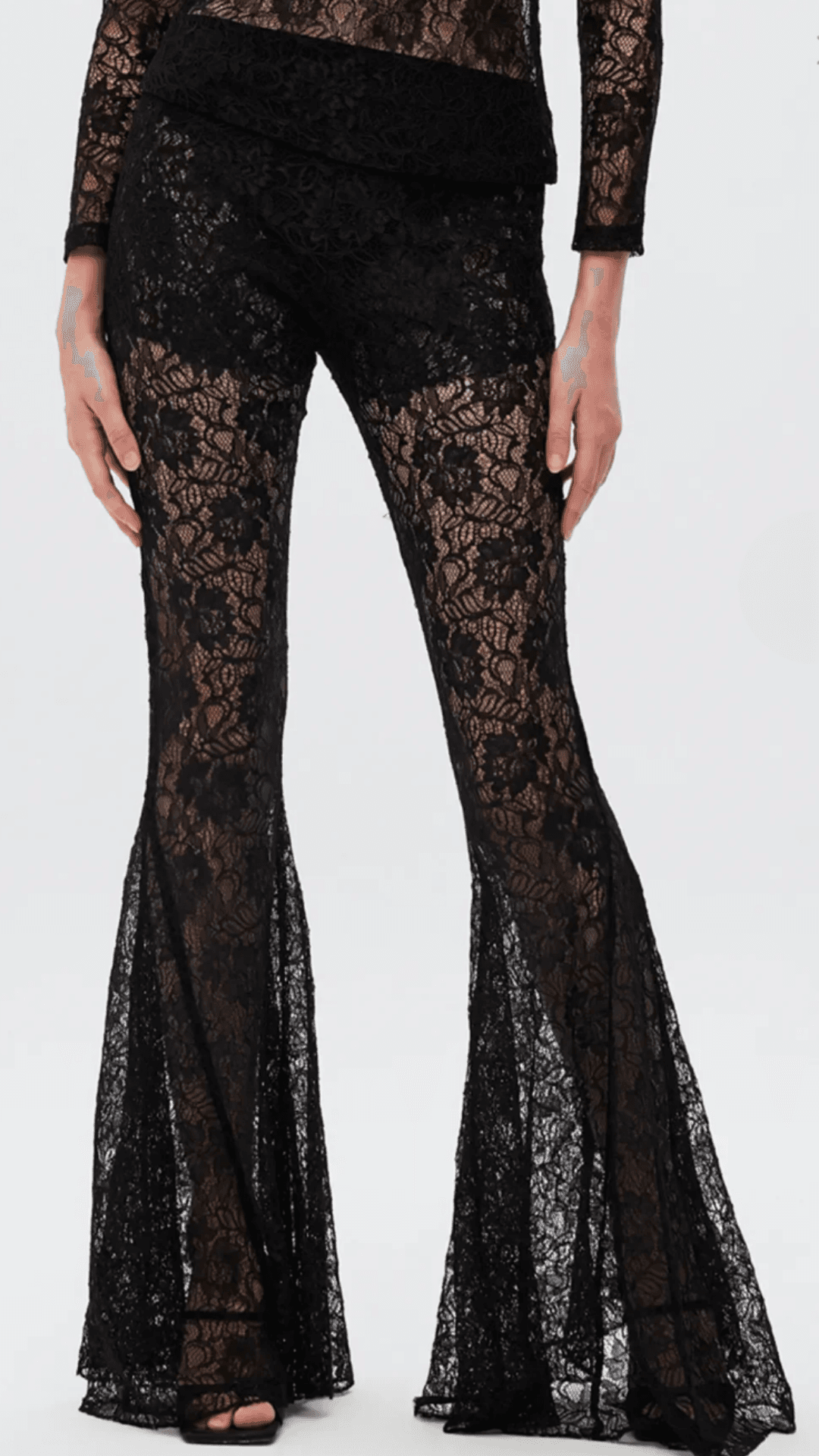 Boho Chic Transparan Pantolon