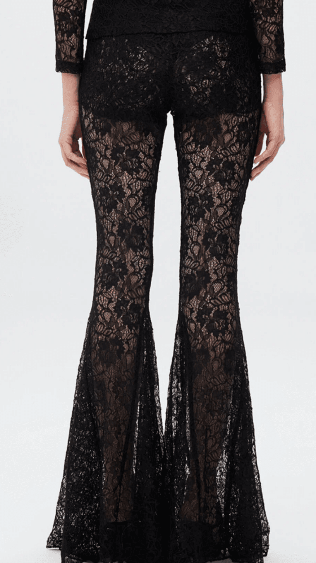 Boho Chic Transparan Pantolon